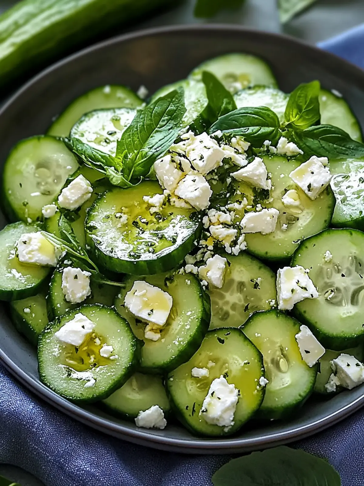 Fresh Cucumber Feta Salad That Will Elevate Your Meals 5 Cucumber feta salad