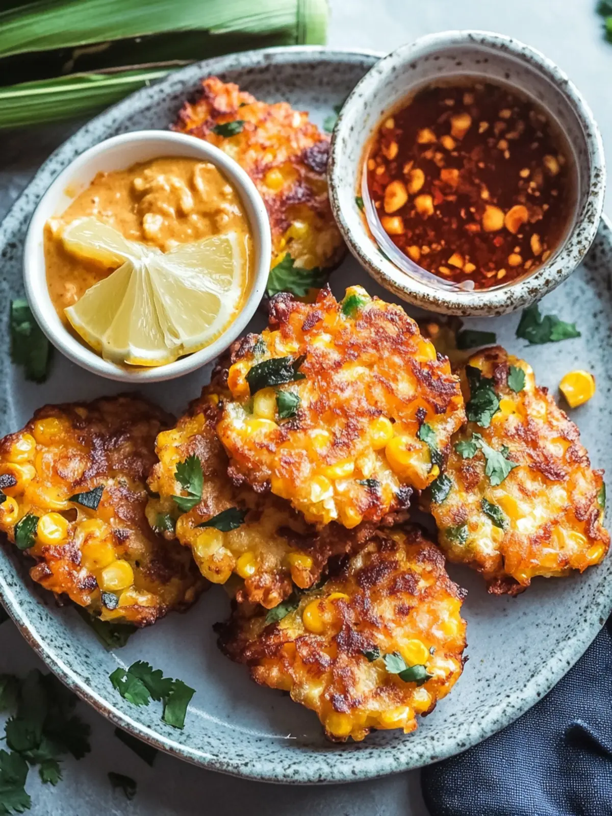 Vegan Thai Corn Fritters: Deliciously Crispy Snack for Everyone 2 Vegan Thai Corn Fritters