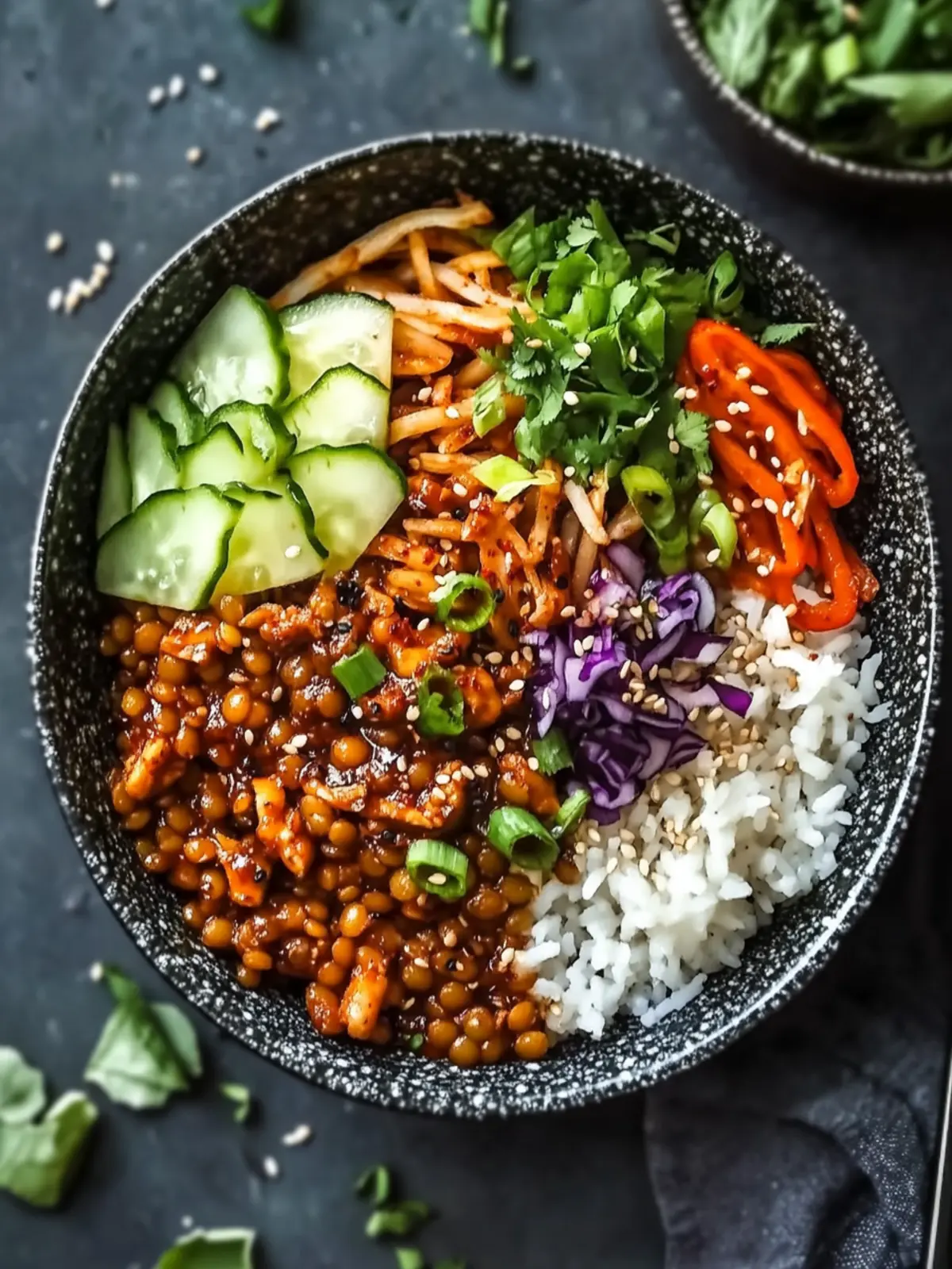 Korean Lentils Vegan Bulgogi: A Quick Comfort Food Delight 3 Korean Lentils Vegan Bulgogi