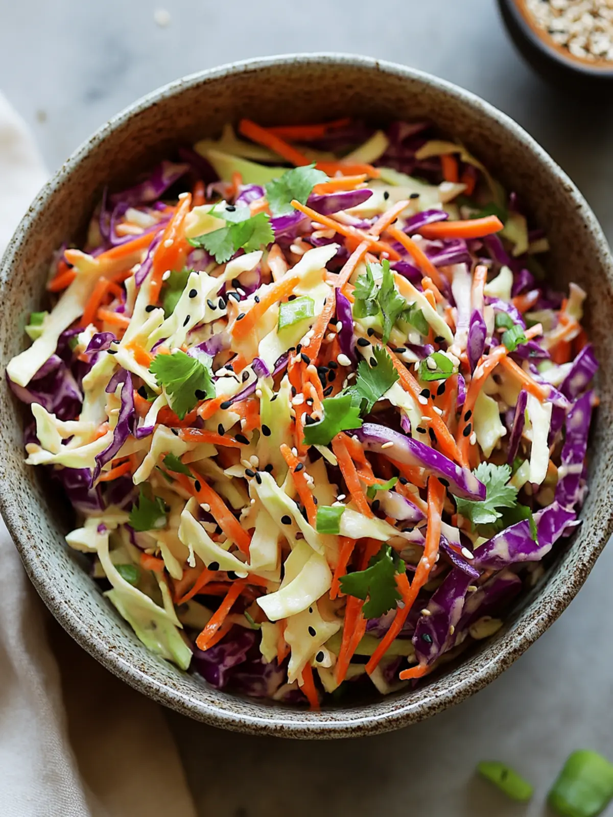 Crunchy Asian Coleslaw Recipe to Brighten Your Dinner Table 5 Asian Coleslaw