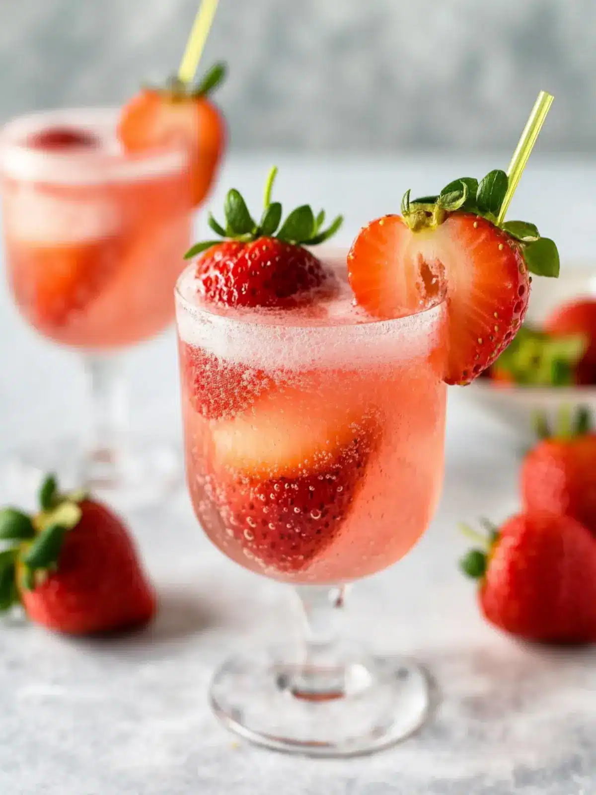 Sparkling Strawberry Mocktail Spritzer for Refreshing Sips 4 Strawberry Mocktail Spritzer