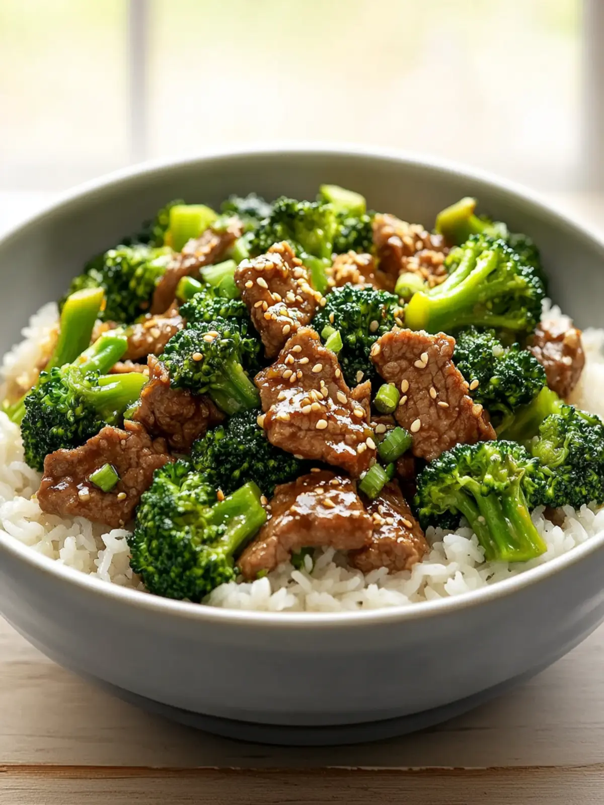 Effortless Weeknight Beef and Broccoli Stir-Fry with Sesame Rice 4 Weeknight Beef and Broccoli Stir-Fry with Ginger-Garlic Sauce and Sesame Rice