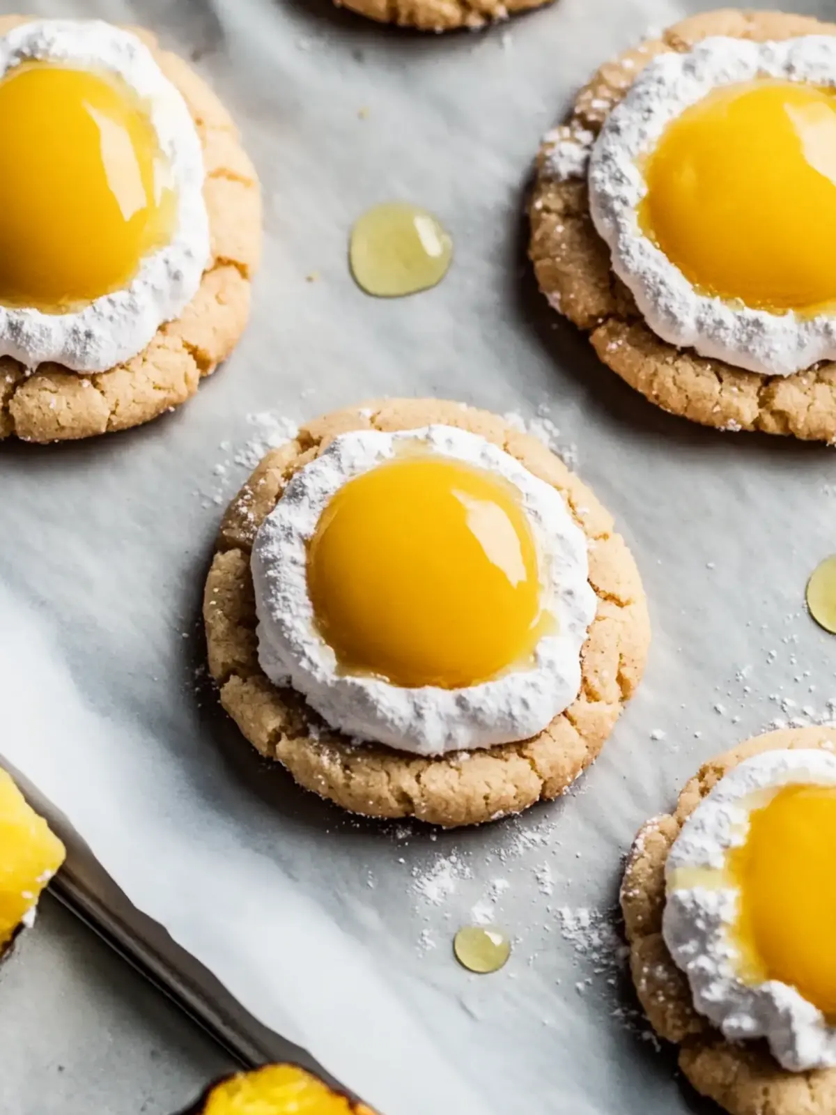 Delicious Coconut Mango Cookies with Mango Curd Filling 5 Coconut Mango Cookies with Mango Curd Fillings
