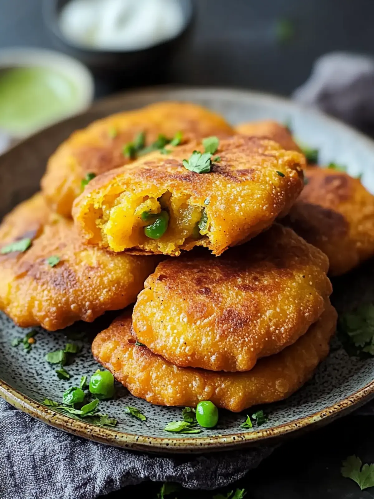 Delicious Spiced Samosa Patties: Gluten Free and Vegan Treats 2 Spiced Samosa Patties (Gluten Free, Vegan)