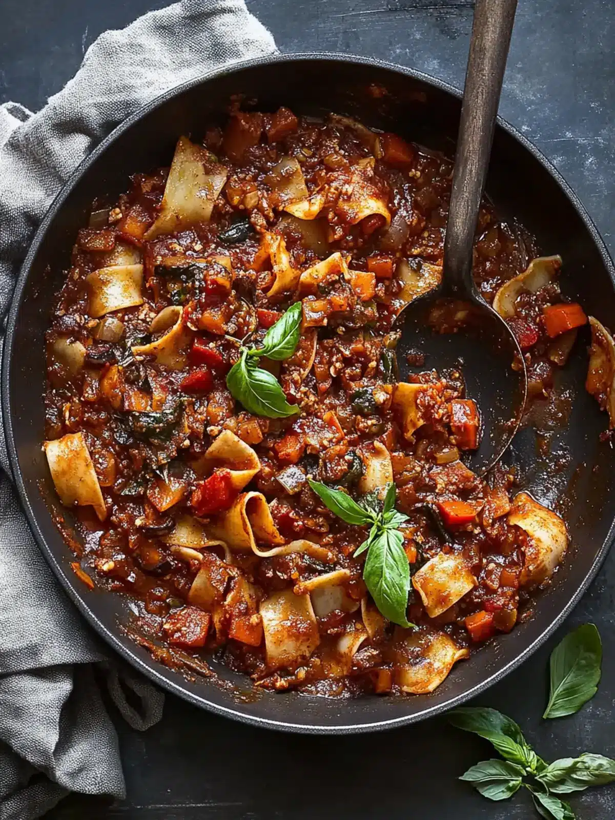 Charred Vegetable Ragù: A Flavor-Packed Pasta Delight 2 Charred Vegetable Ragù