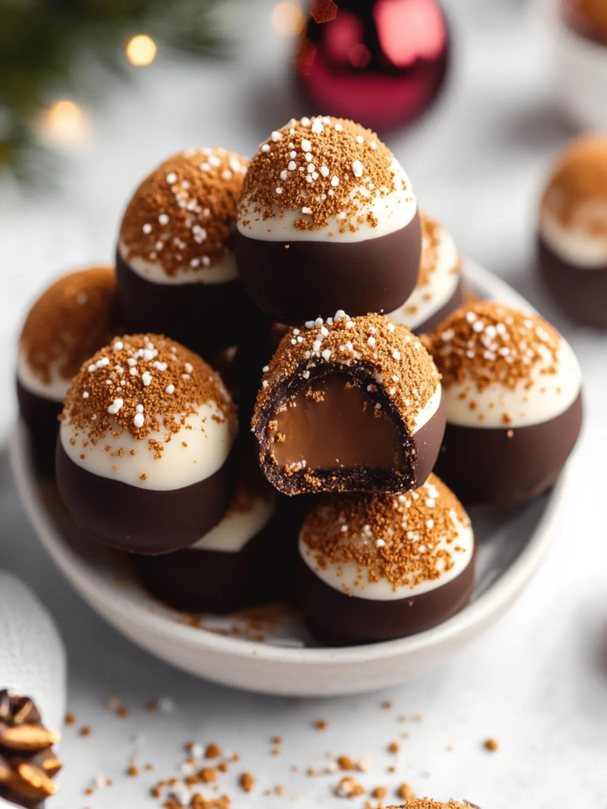 Deliciously Easy Biscoff Christmas Truffles for Gifting 4 Biscoff Christmas Truffles