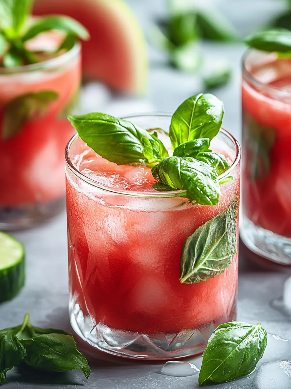 Revitalize Your Summer with Watermelon Basil Cooler Bliss 3 Watermelon Basil Cooler
