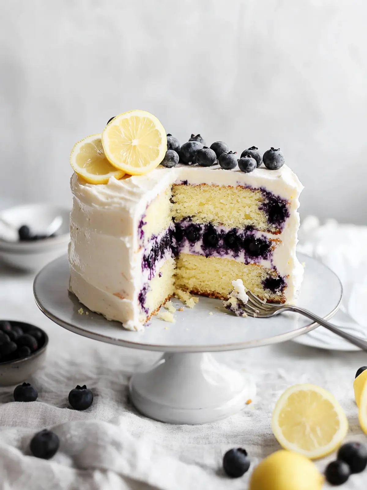 Super Moist Lemon Blueberry Cake That's Simply Irresistible 5 Super Moist Lemon Blueberry Cake