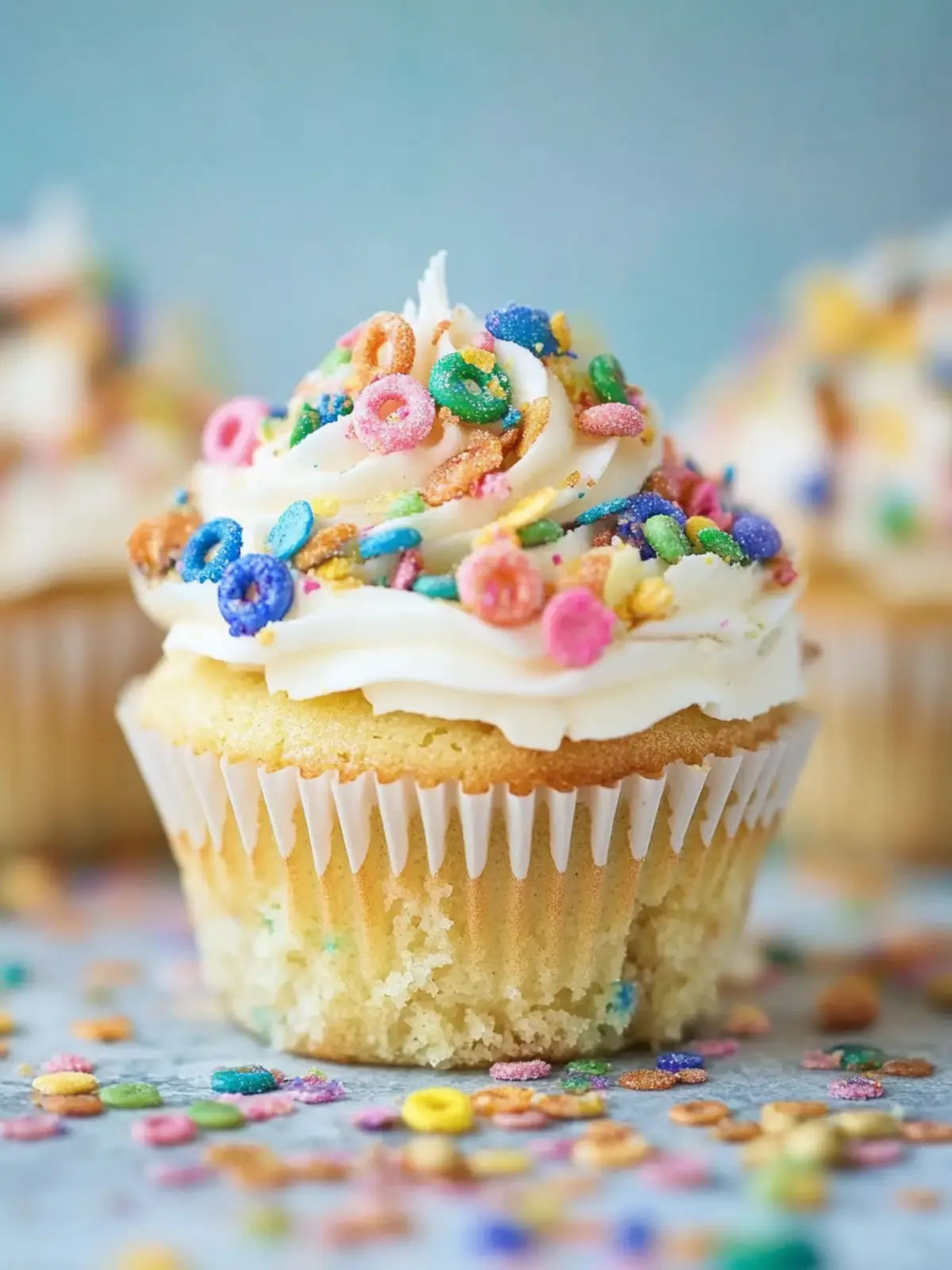 Lucky Charms Cereal Milk Confetti Cupcakes: A Magical Treat! 4 Lucky Charms Cereal Milk Confetti Cupcakes