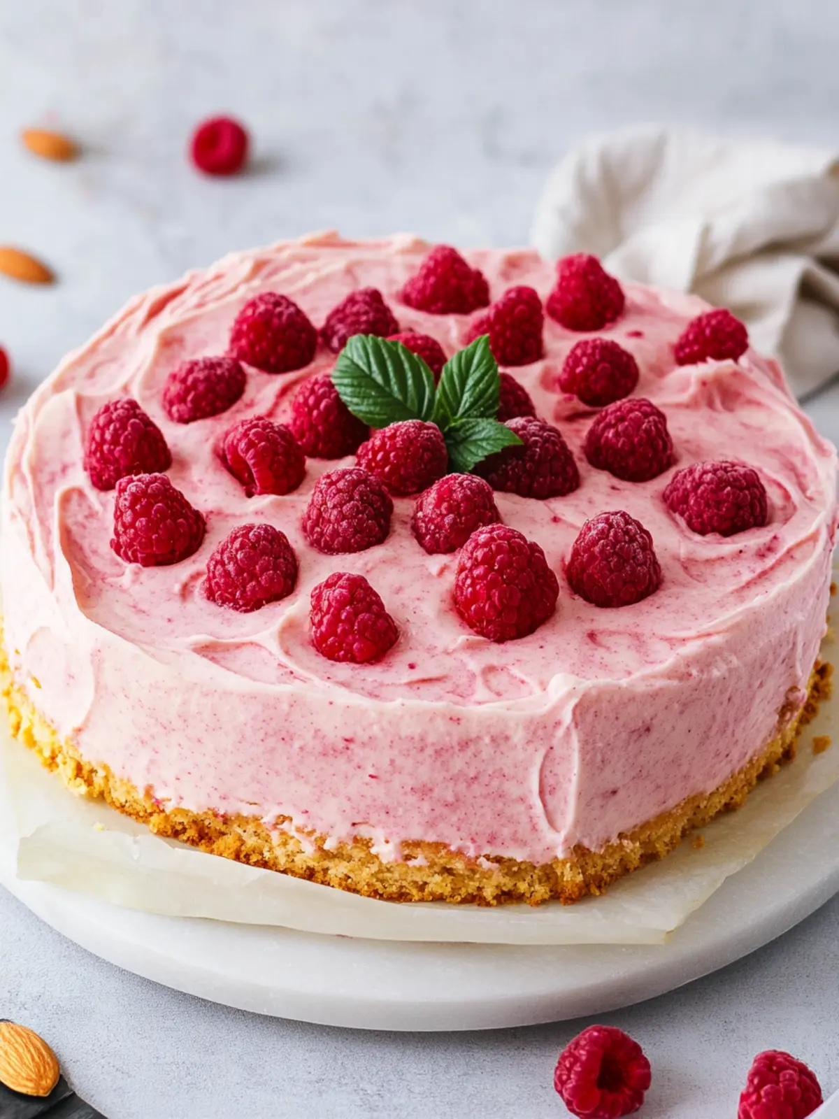 Decadent Almond Raspberry Cake with Silky Buttercream Magic 4 Almond Raspberry Cake