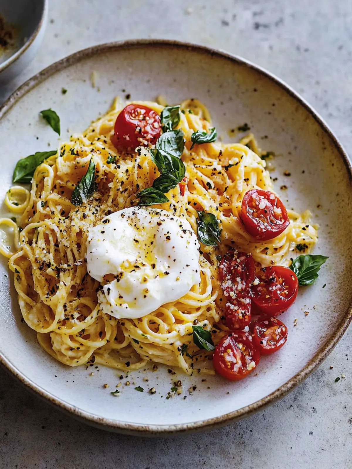 Irresistible Weeknight Burrata Pasta with Spicy Salami Delight 2 Weeknight burrata pasta