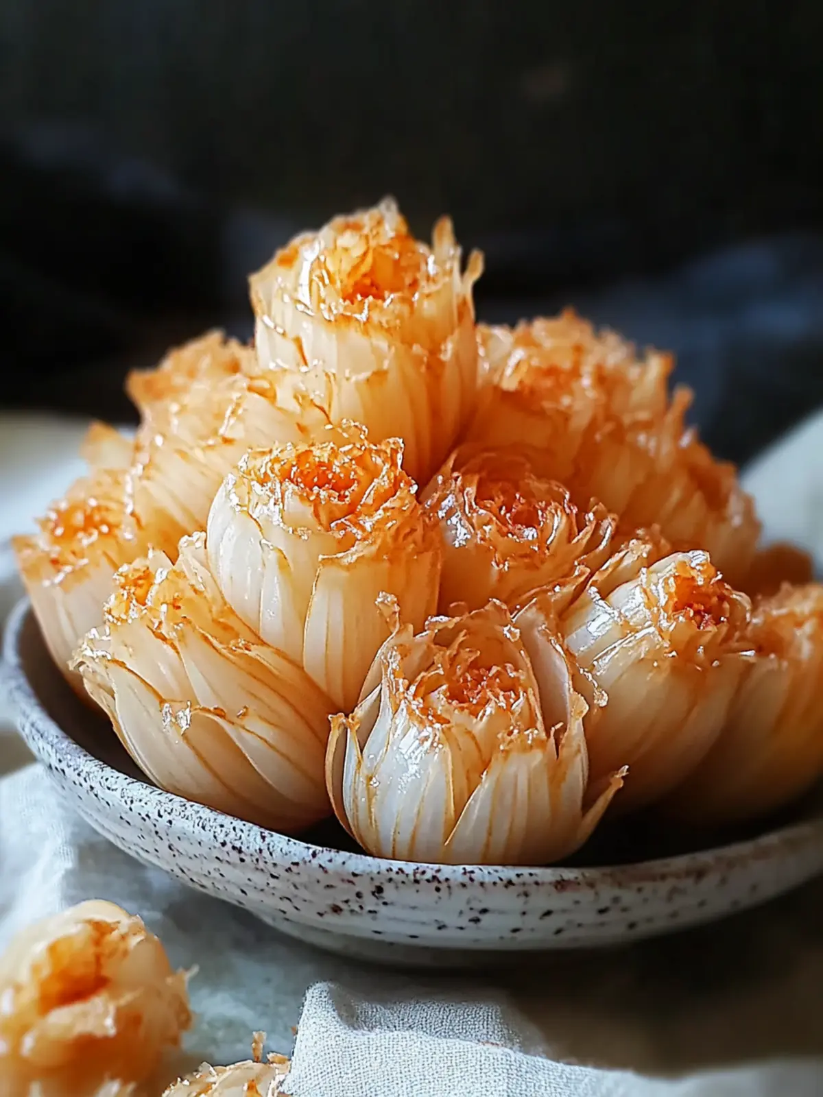 Crispy Bite-Sized Blooming Onions You’ll Love for Snacking! 4 Crispy Bite-Sized Blooming Onions