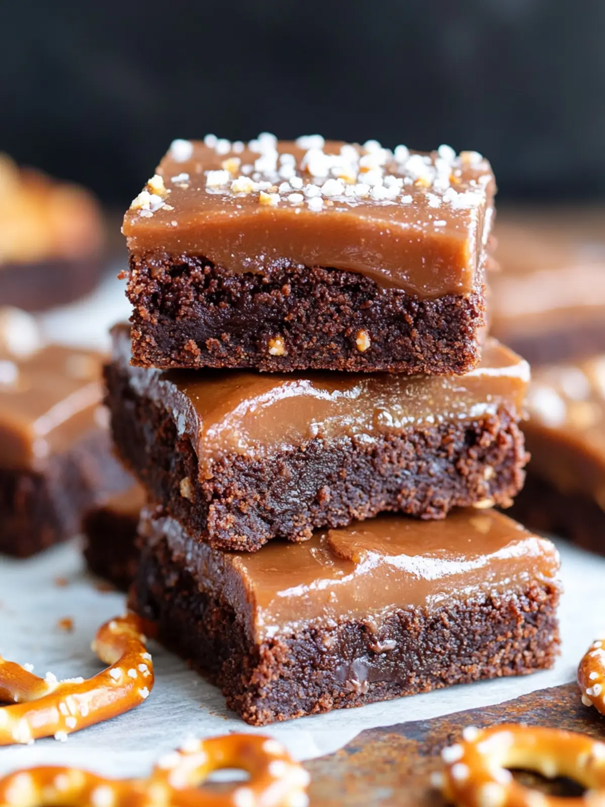 Indulge in Salted Caramel Pretzel Brownies Your New Obsession 5 Salted Caramel Pretzel Brownies