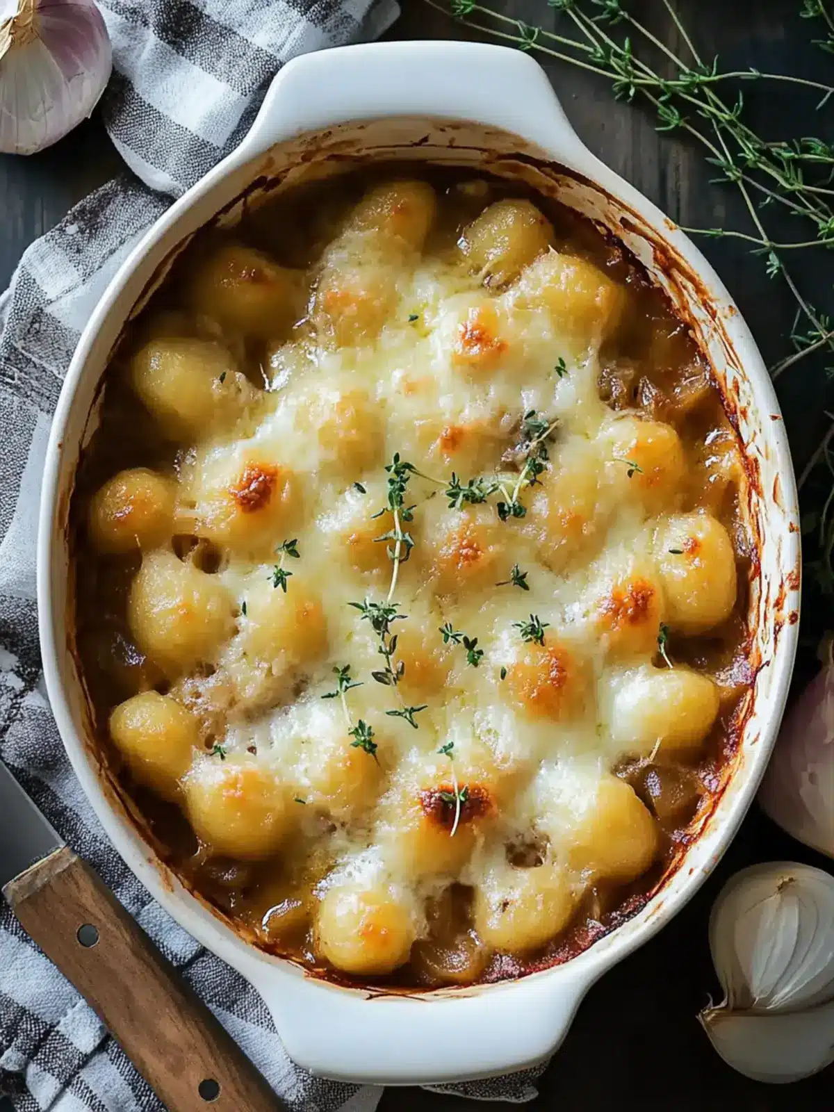Melt-In-Your-Mouth Simple Baked French Onion Gnocchi Delight 2 Simple Baked French Onion Gnocchi
