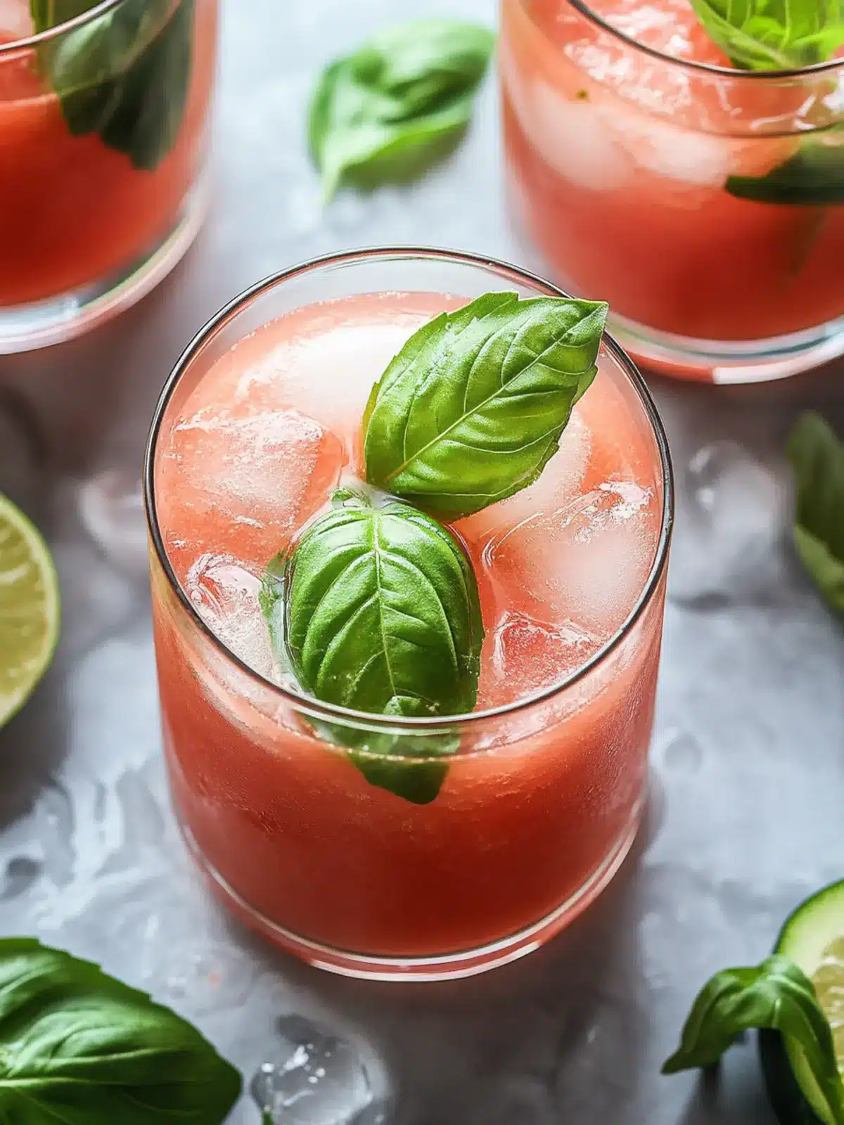 Revitalize Your Summer with Watermelon Basil Cooler Bliss 5 Watermelon Basil Cooler