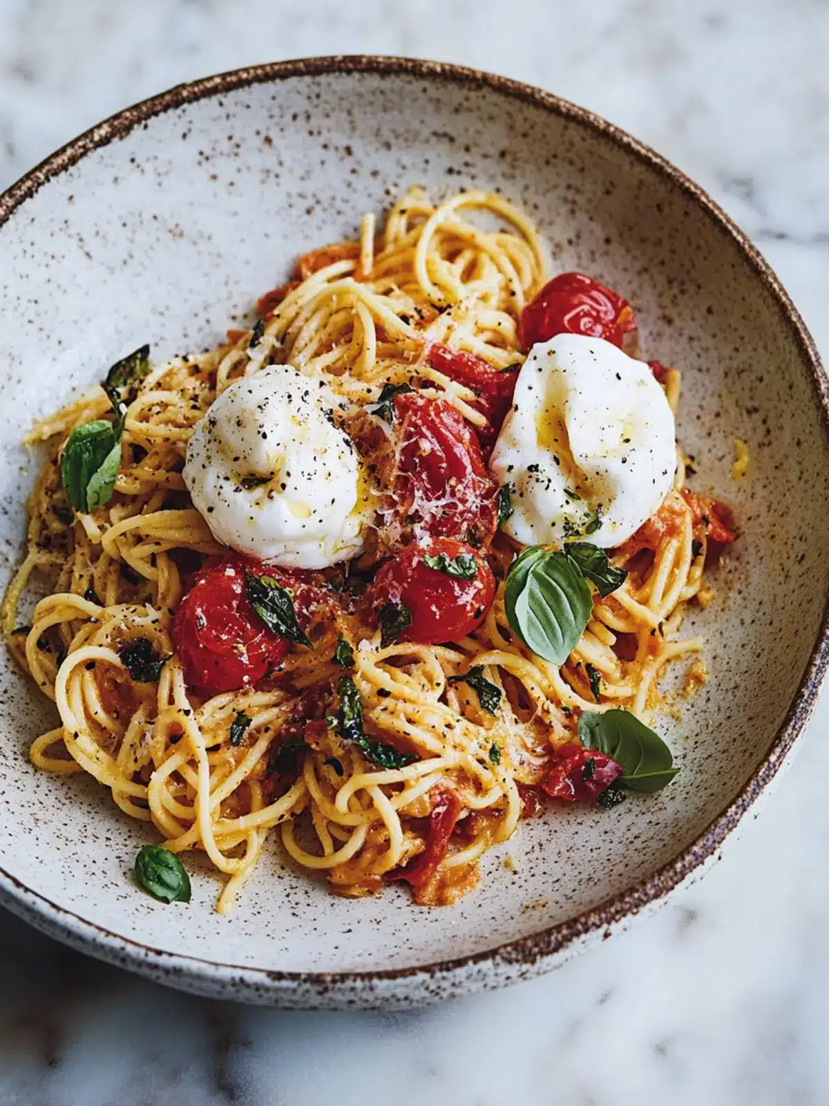 Irresistible Weeknight Burrata Pasta with Spicy Salami Delight 3 Weeknight burrata pasta