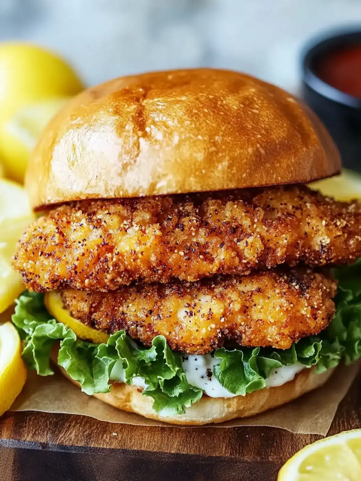 Crispy Lemon Pepper Chicken Sandwich You’ll Crave Every Time 2 Crispy Lemon Pepper Chicken Sandwich