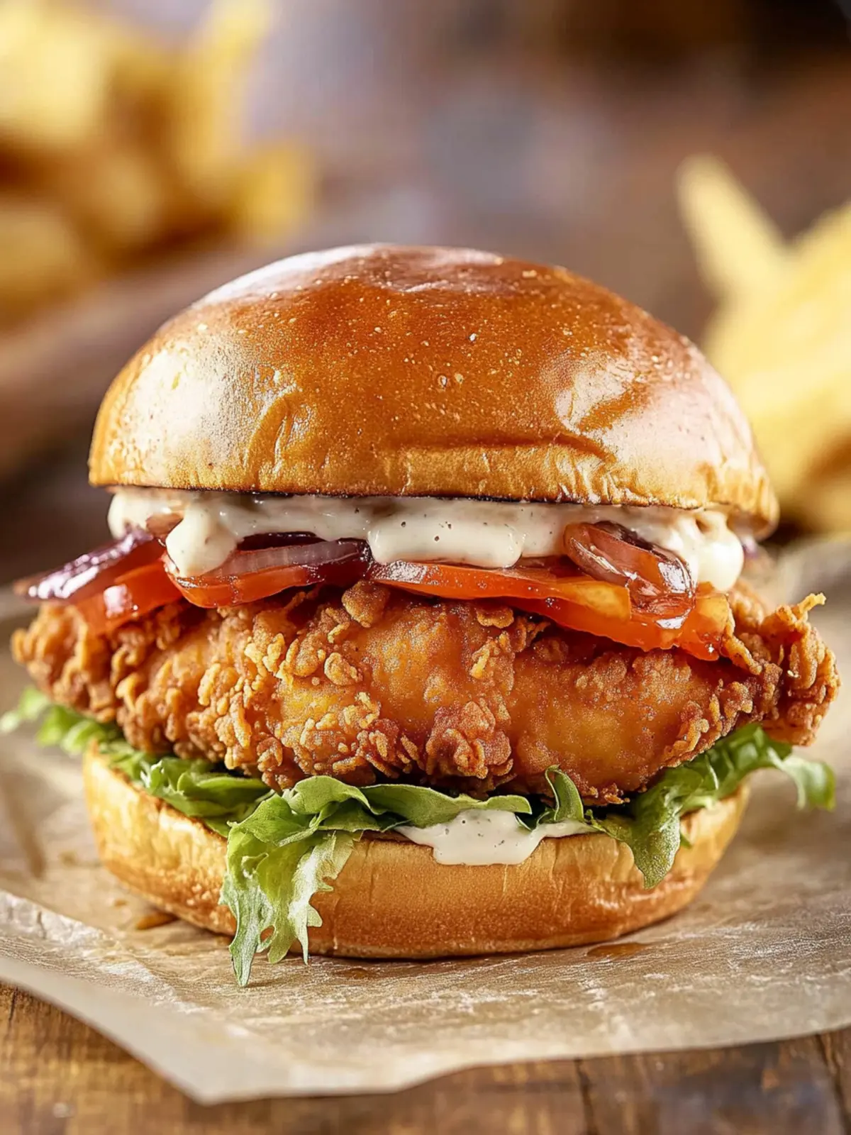 Mouthwatering Cowboy Butter Crispy Chicken Sandwich Recipe 3 Cowboy Butter Crispy Chicken Sandwich