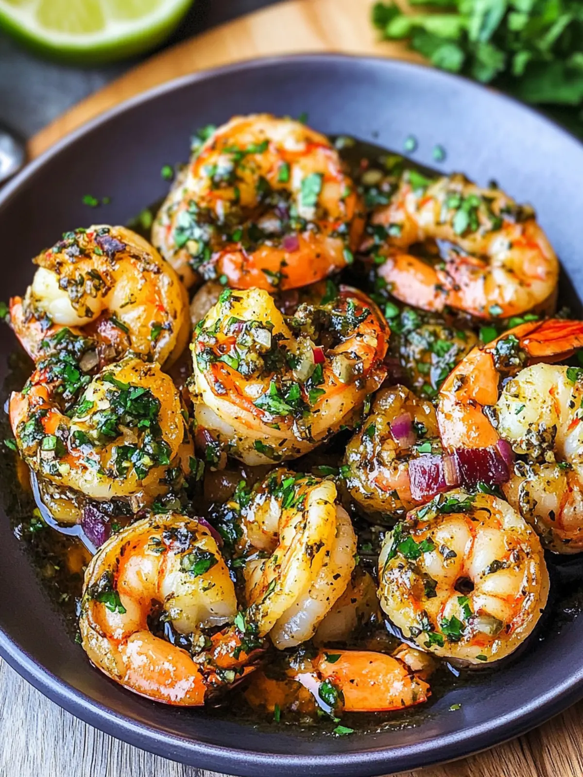 Pan Seared Chimichurri Shrimp for the Ultimate Flavor Boost 2 Pan Seared Chimichurri Shrimp