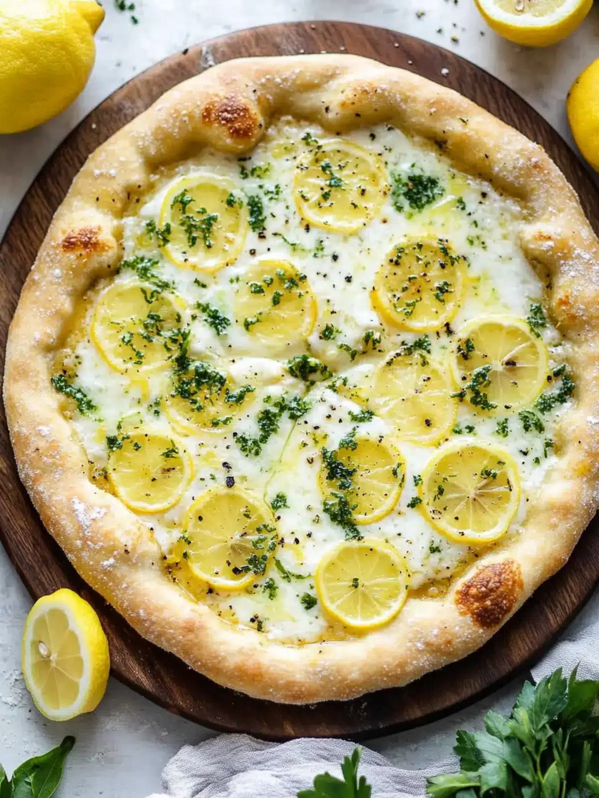 Zesty Lemon Pizza That Will Brighten Your Dinner Table 5 Lemon Pizza