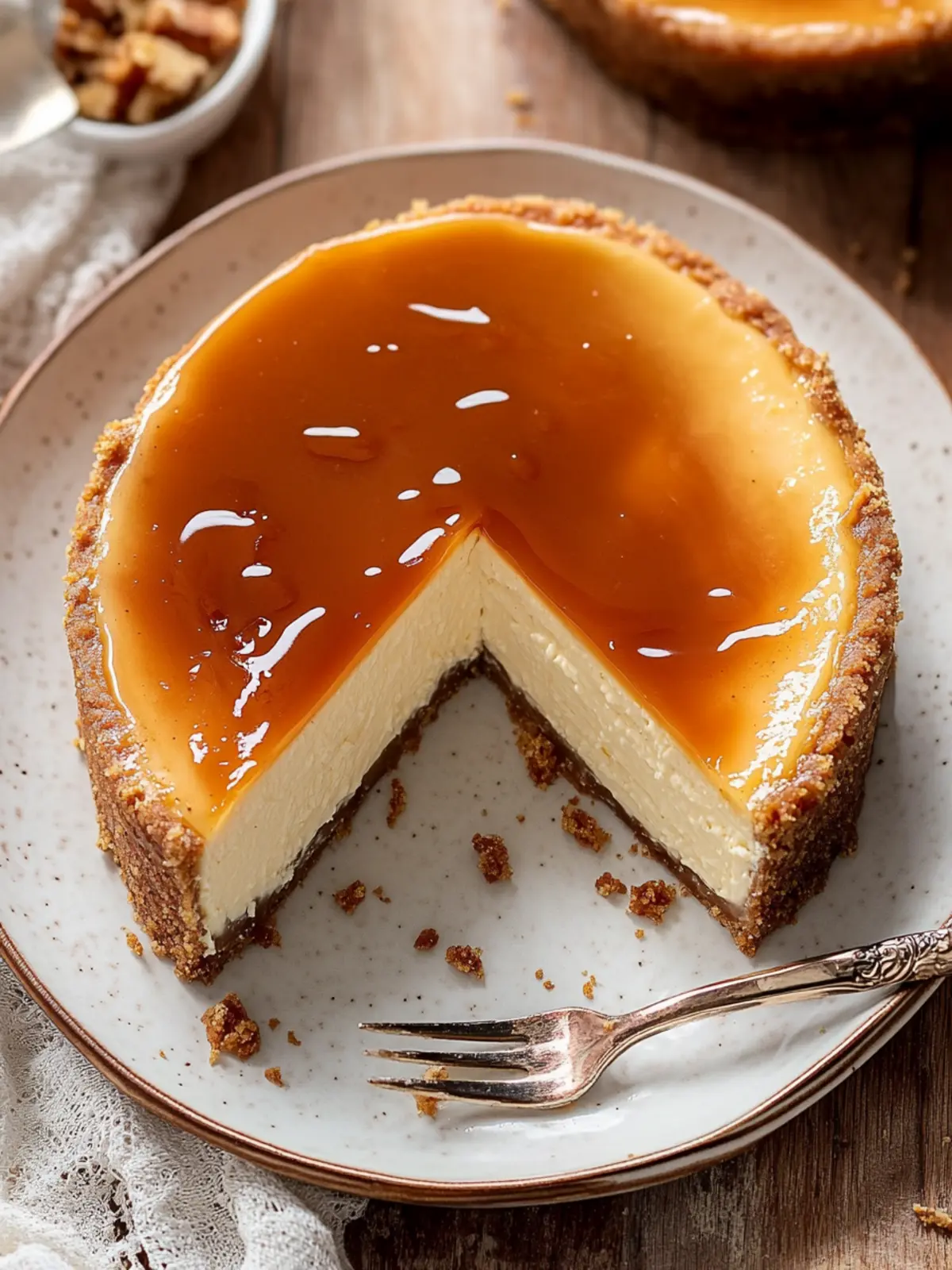 Decadent Homemade Salted Caramel Cheesecake Bliss 5 Homemade Salted Caramel Cheesecake