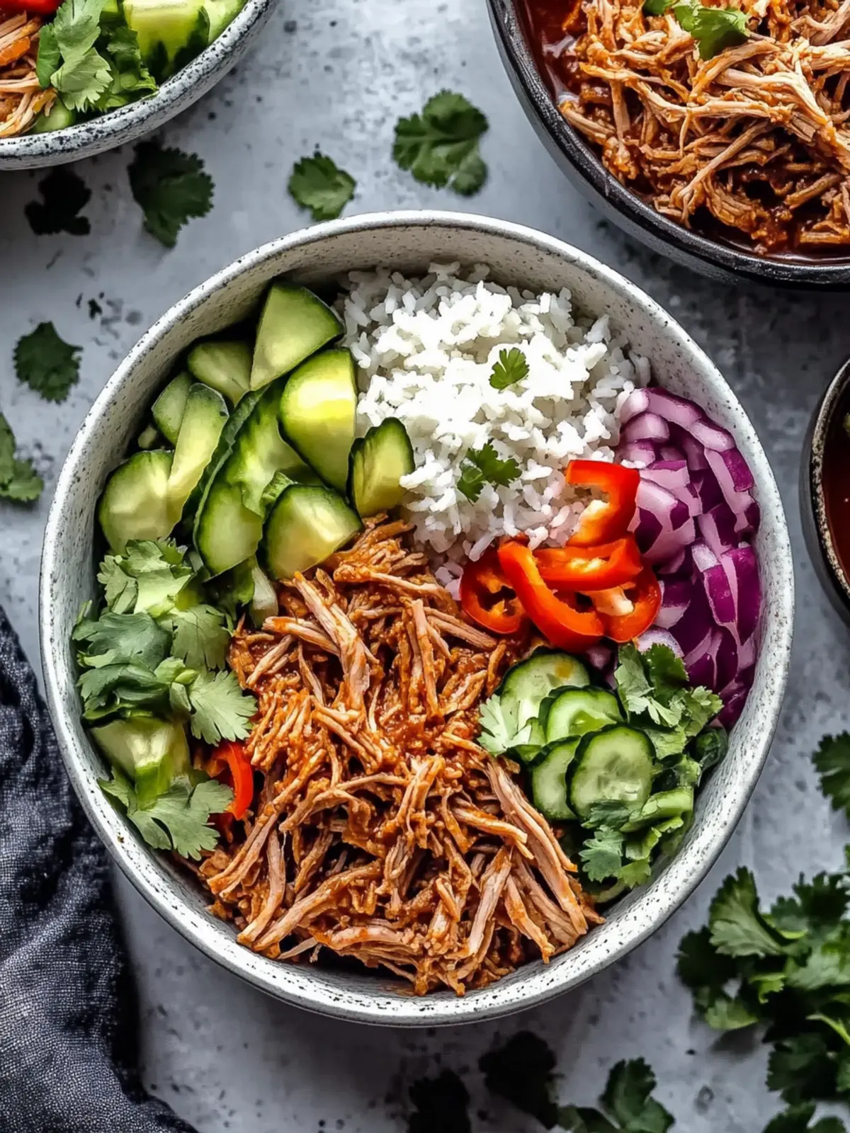 Savory Crockpot Pulled Pork Bowls for Effortless Home Cooking 3 Crockpot Pulled Pork Bowls