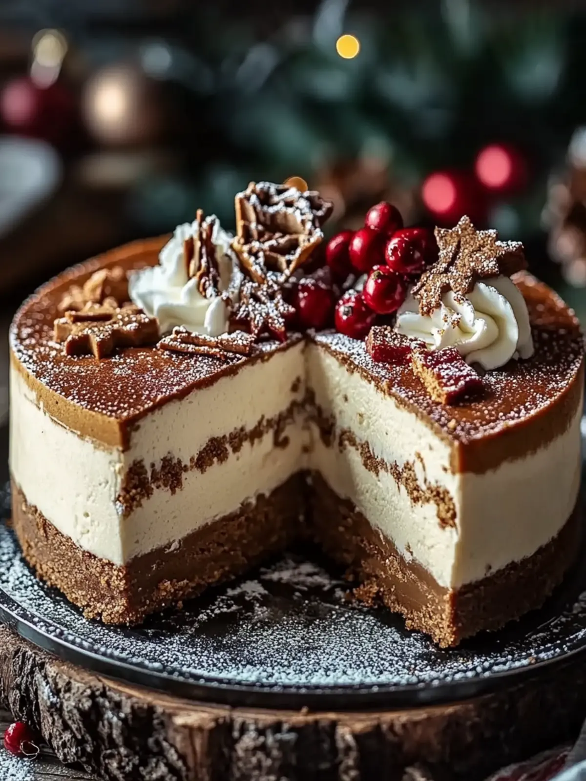 Irresistible Christmas Gingerbread Cheesecake for Festive Feasts 5 Christmas Gingerbread Cheesecake