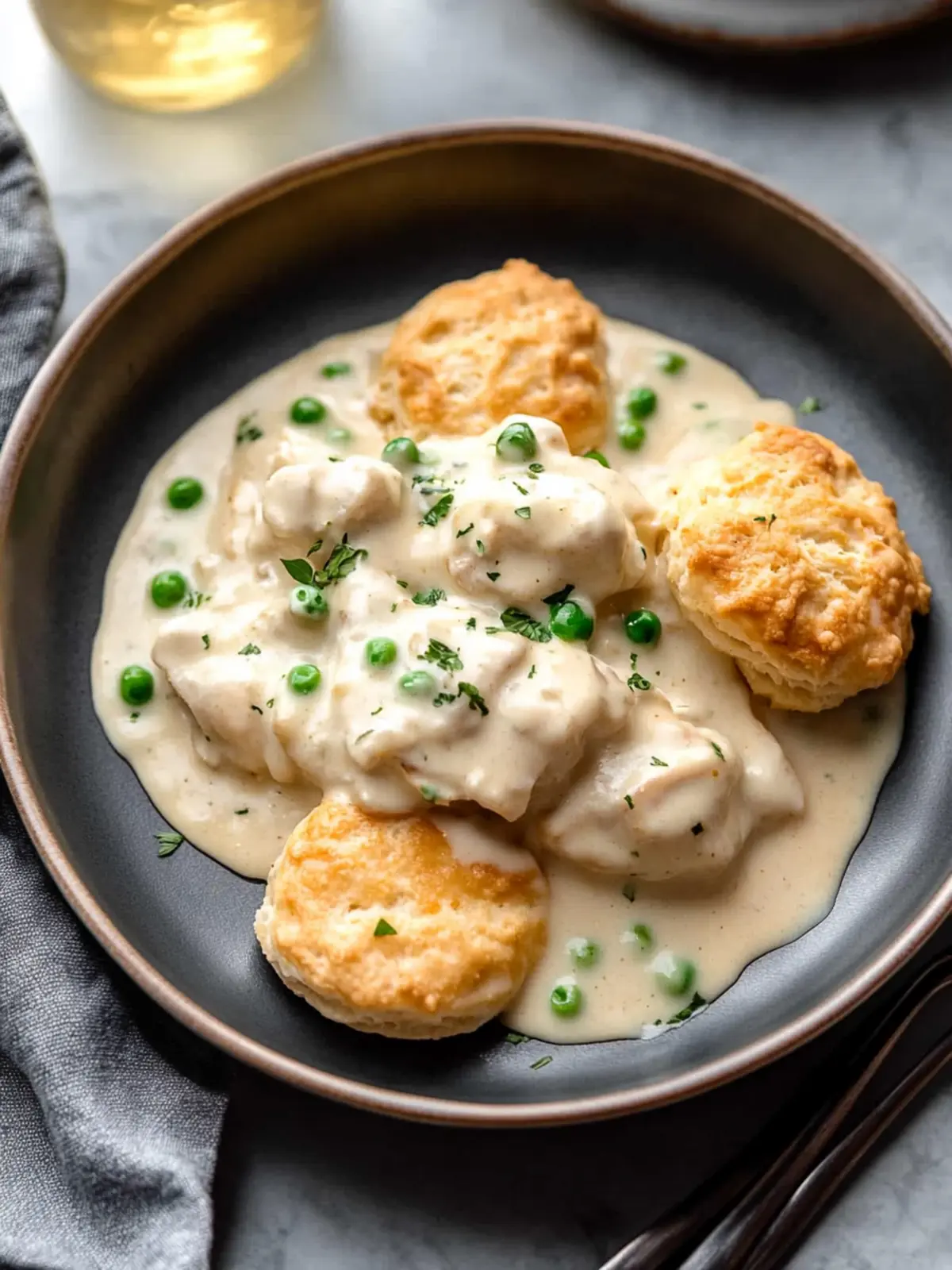 Creamed Chicken Over Biscuits: A Cozy Comfort Food Delight 4 Creamed Chicken Over Biscuits