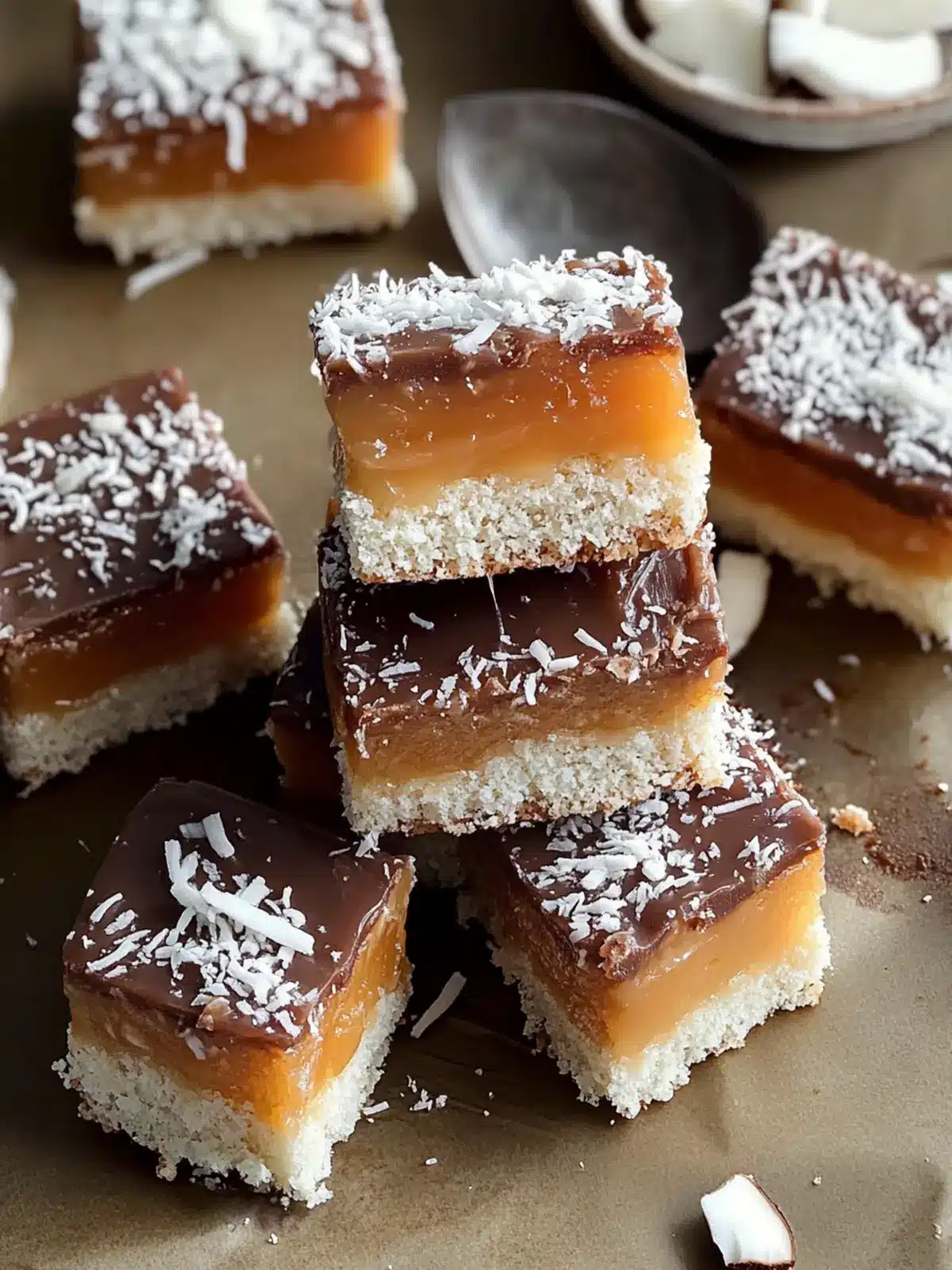 Irresistible Coconut Caramel Bars You’ll Love Making Today 3 Coconut Caramel Bars
