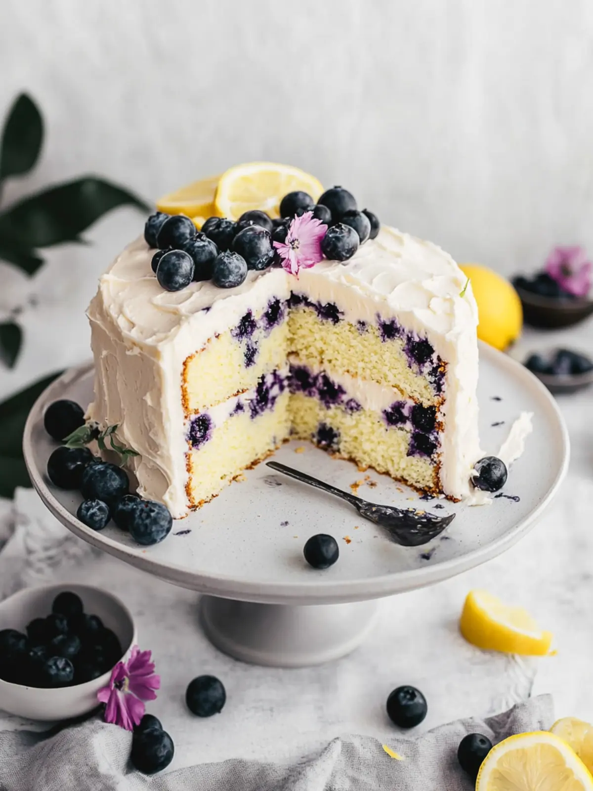 Super Moist Lemon Blueberry Cake That's Simply Irresistible 4 Super Moist Lemon Blueberry Cake