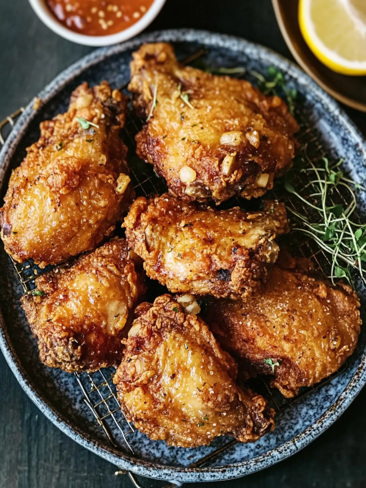 Garlic Fried Chicken Thighs: Irresistibly Crispy Delight 3 Garlic Fried Chicken (