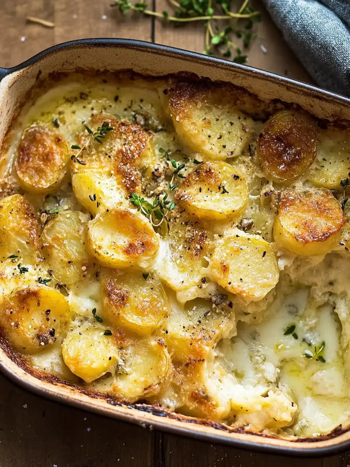 Creamy Roast Potato & Stilton Gratin Everyone Will Love 4 Roast potato & Stilton gratin