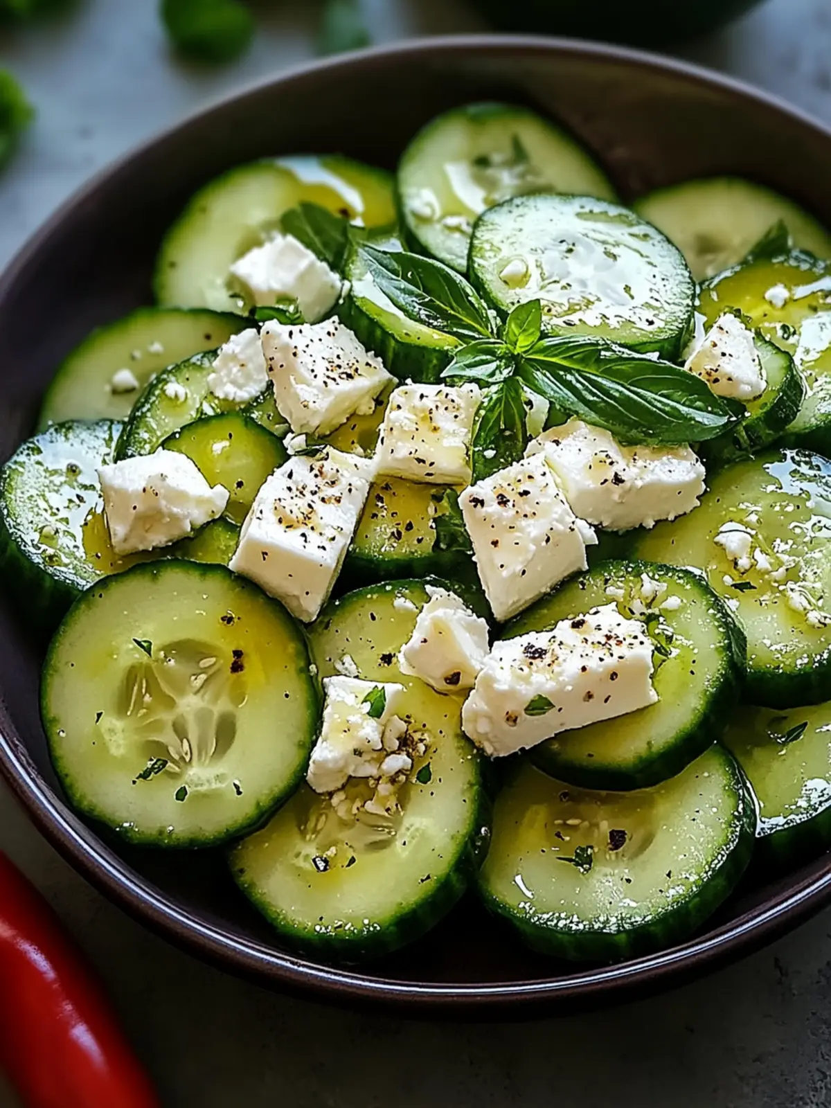Fresh Cucumber Feta Salad That Will Elevate Your Meals 2 Cucumber feta salad