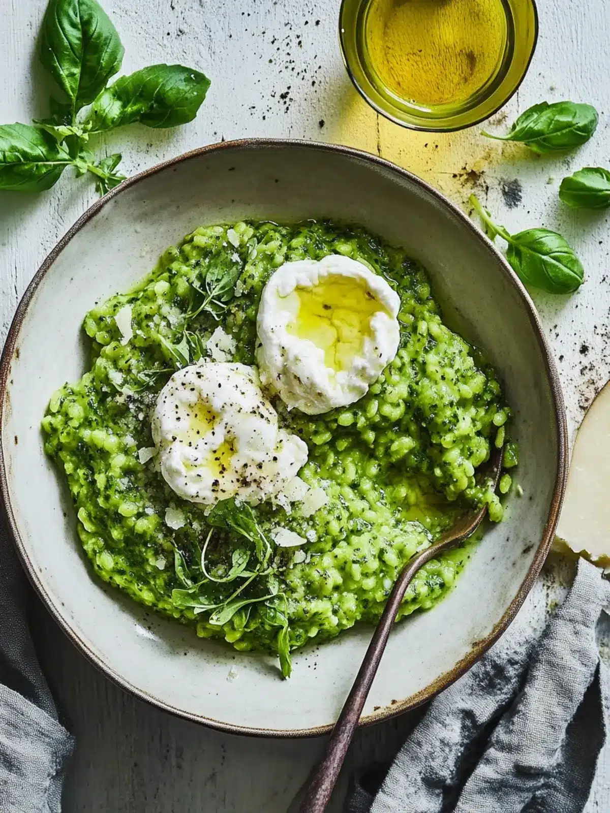 Irresistible Risotto Verde con Burrata for Cozy Nights 3 Risotto verde con burrata
