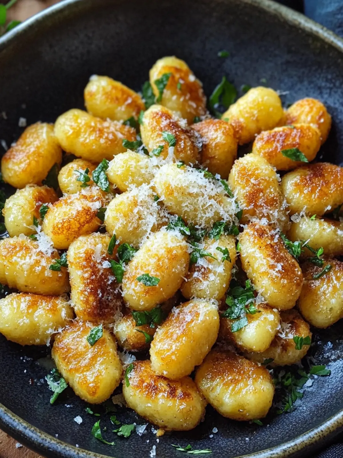 Savor This Garlic Butter Parmesan Fried Gnocchi Recipe Today 4 Garlic Butter Parmesan Fried Gnocchi Recipe