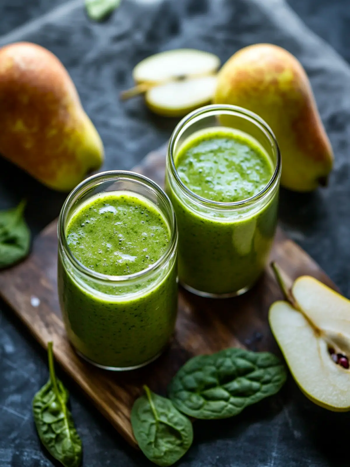 Energize Your Day with a Pear Spinach Smoothie Delight 3 Pear Spinach Smoothie