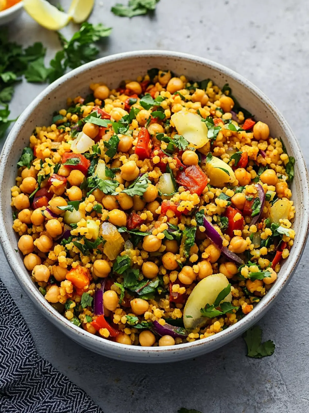 Curried Couscous Chickpea Salad Your New Go-To Meal 2 Curried Couscous Chickpea Salad