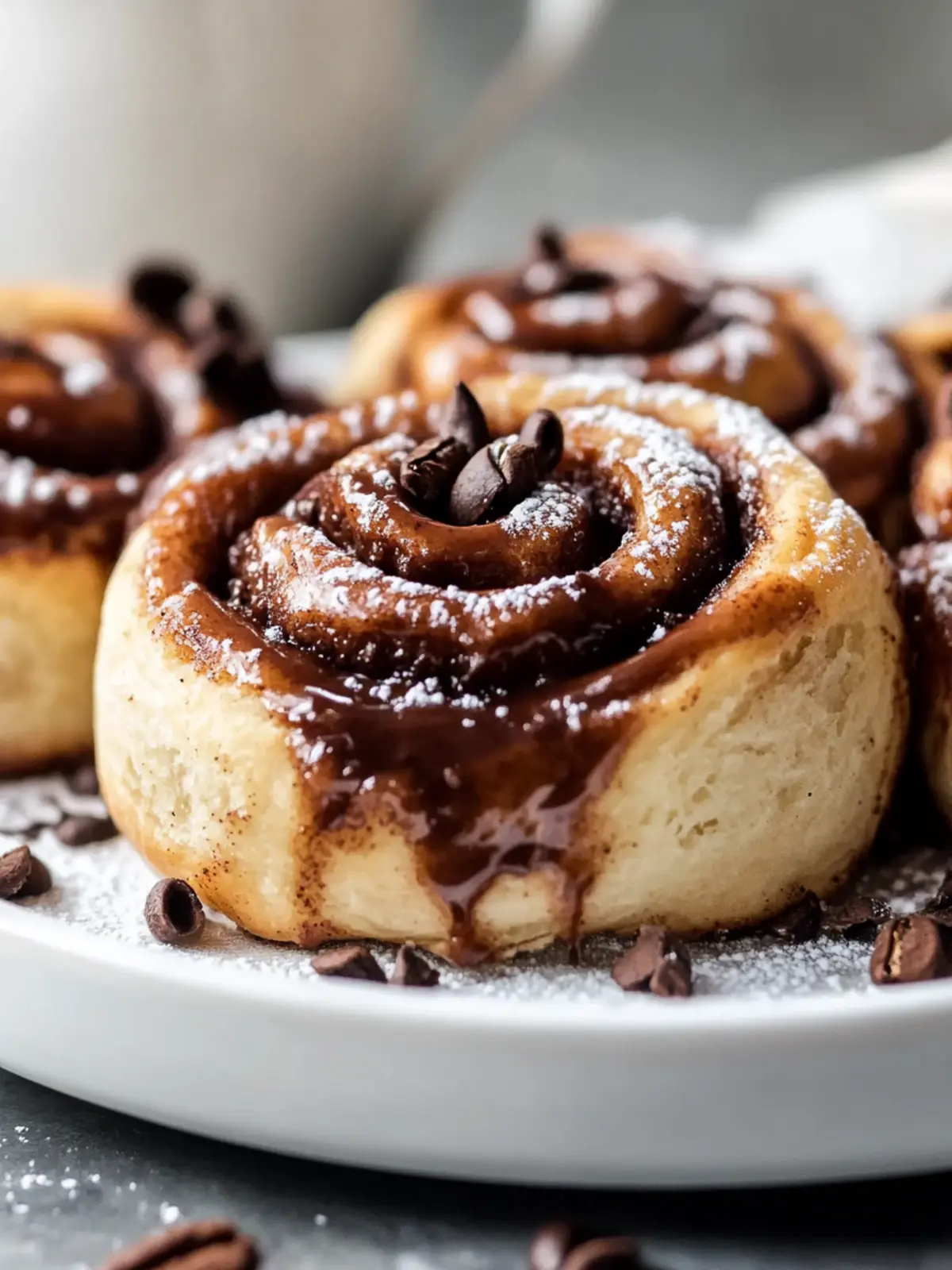 Indulge in Chocolate Espresso Cinnamon Rolls Bliss 4 Chocolate Espresso Cinnamon Rolls