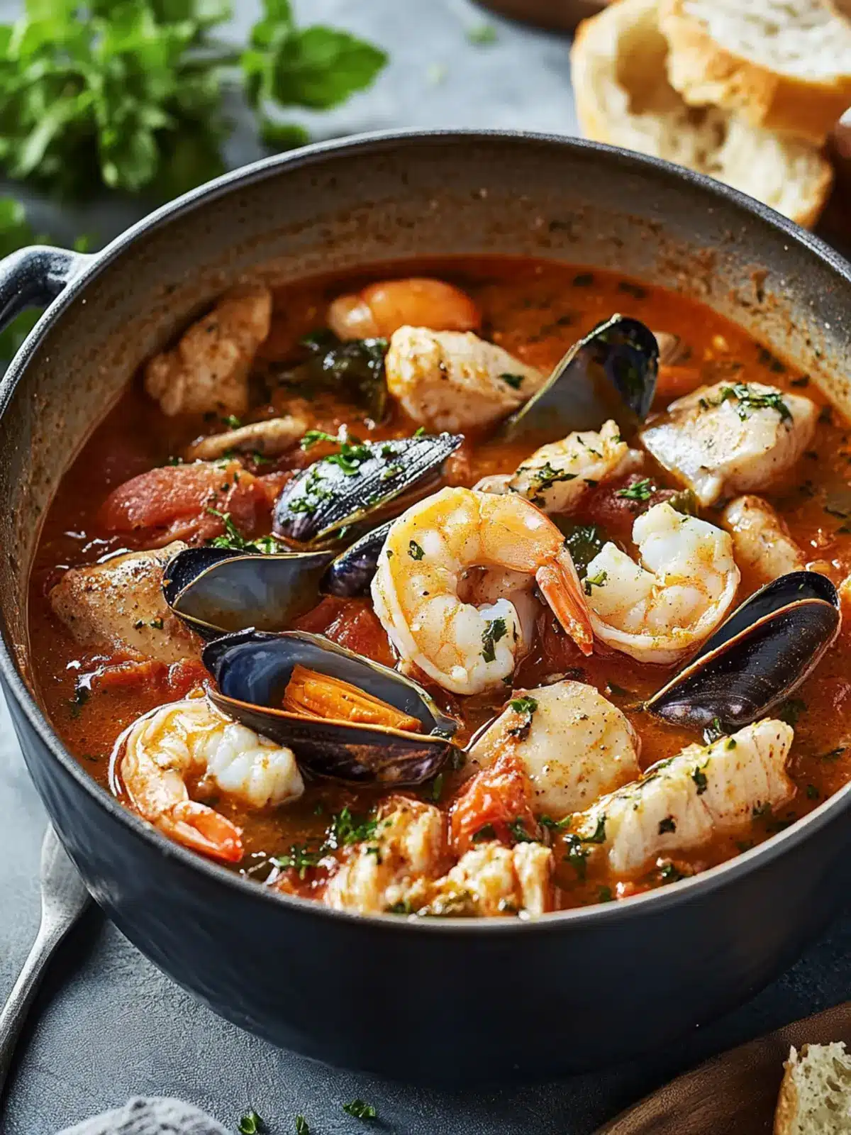 Savory Fisherman’s Stew with Fresh Seafood for Cozy Nights 3 Savory Fisherman’s Stew with Fresh Seafood