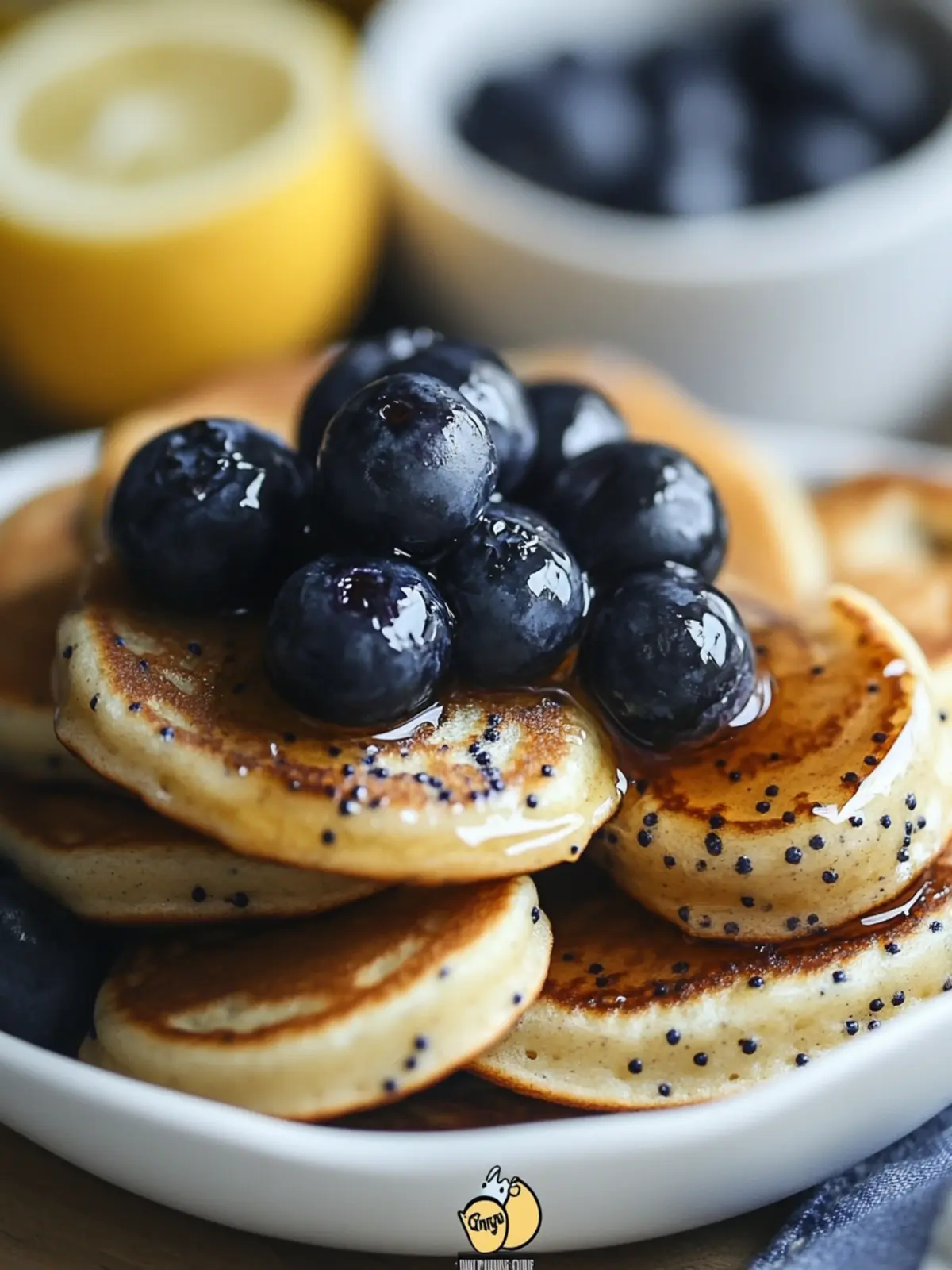 Blueberry Lemon Poppy Mini Pancakes You’ll Crave Every Morning 4 Blueberry Lemon Poppy Mini Pancakes