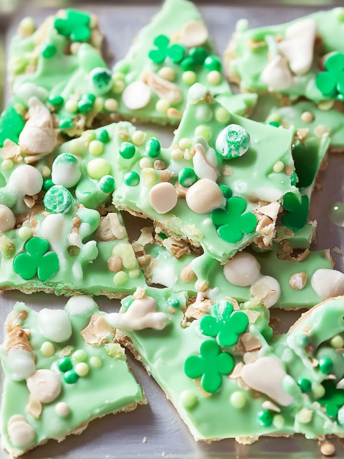Magic Leprechaun Bark: A Sweet St. Patrick's Delight! 4 Leprechaun Bark