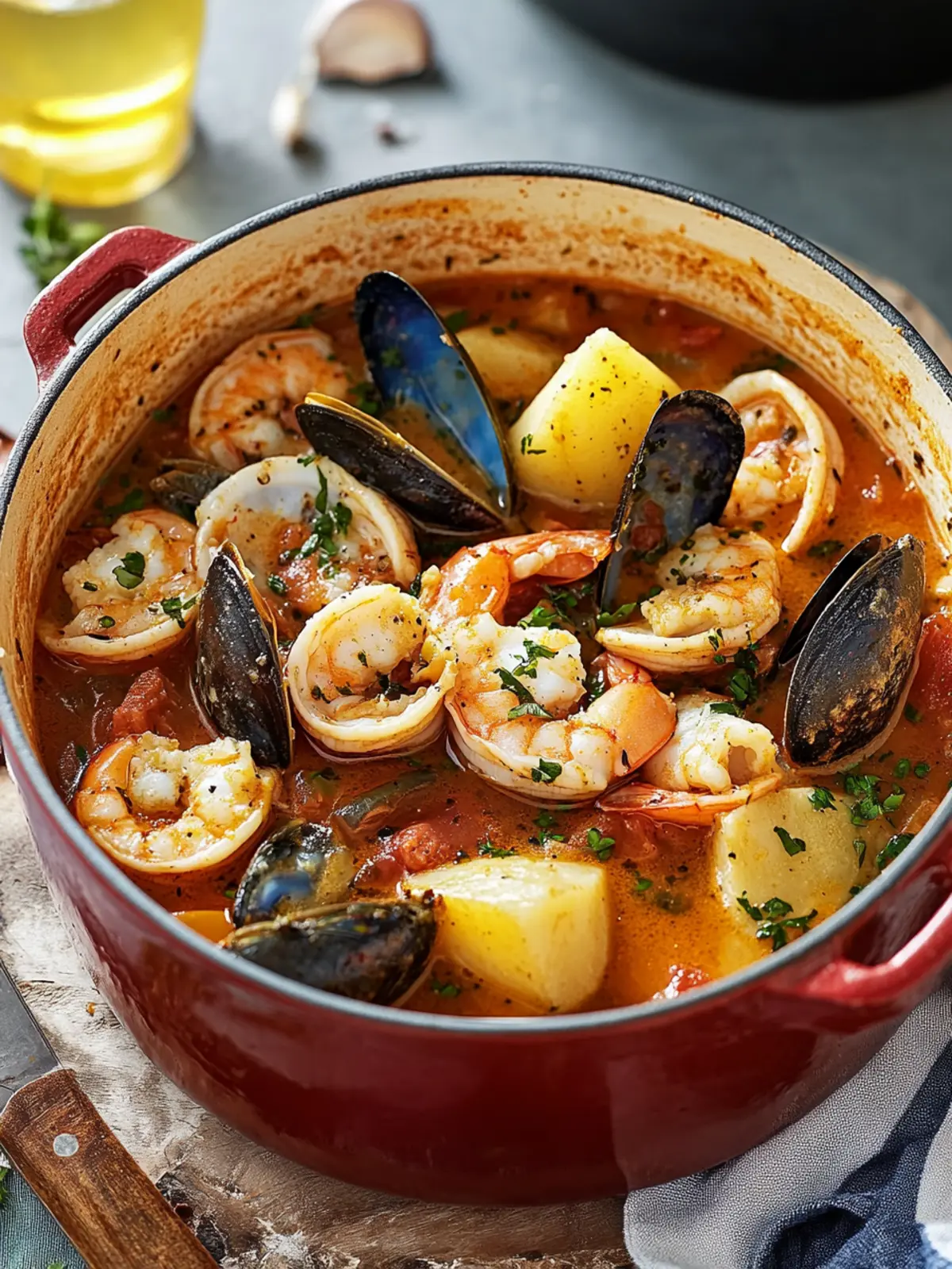 Savory Fisherman’s Stew with Fresh Seafood for Cozy Nights 4 Savory Fisherman’s Stew with Fresh Seafood