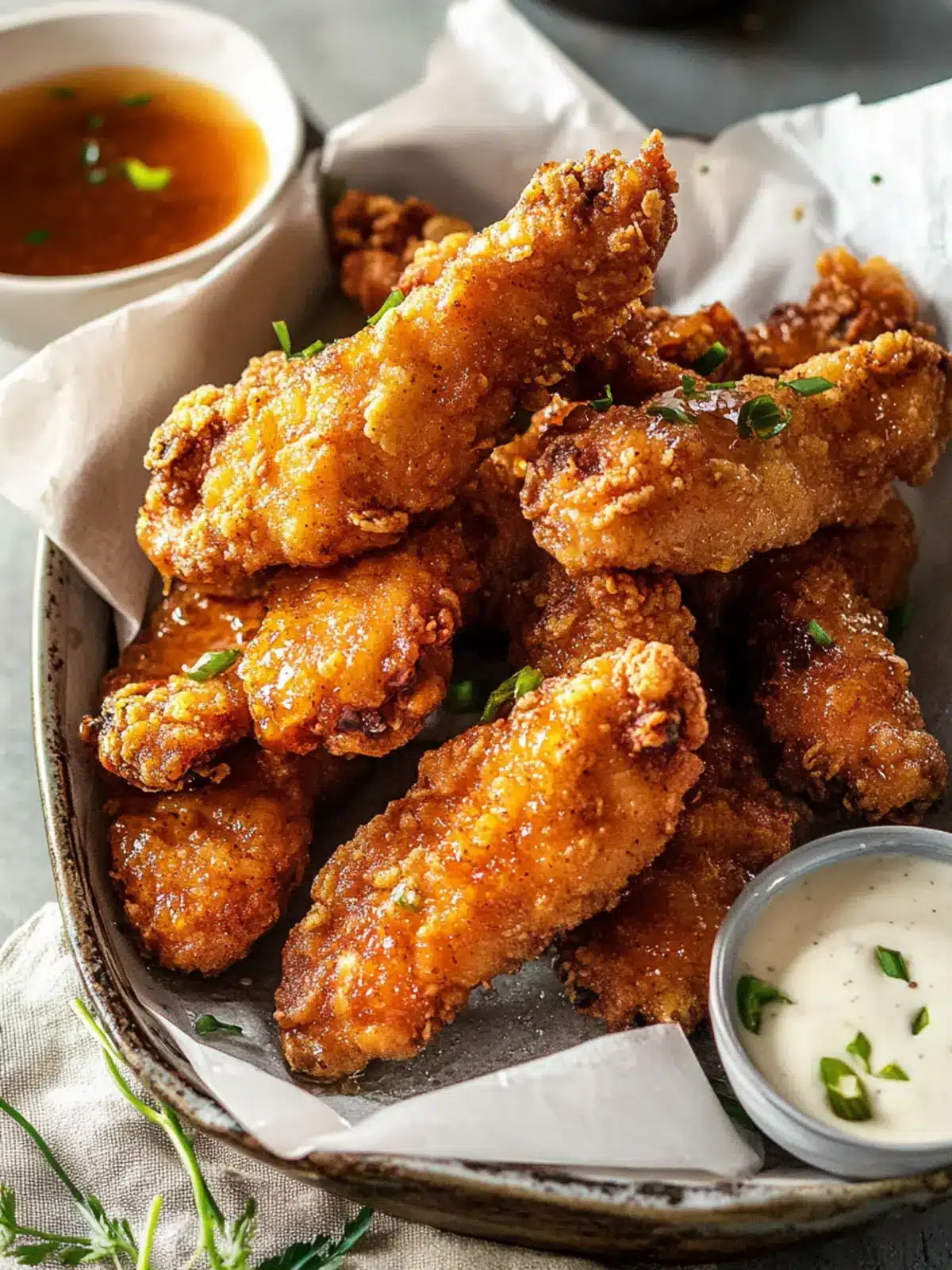Baked Crispy Hot Honey Chicken Tenders You Can't Resist 2 Baked Crispy Hot Honey Chicken Tenders