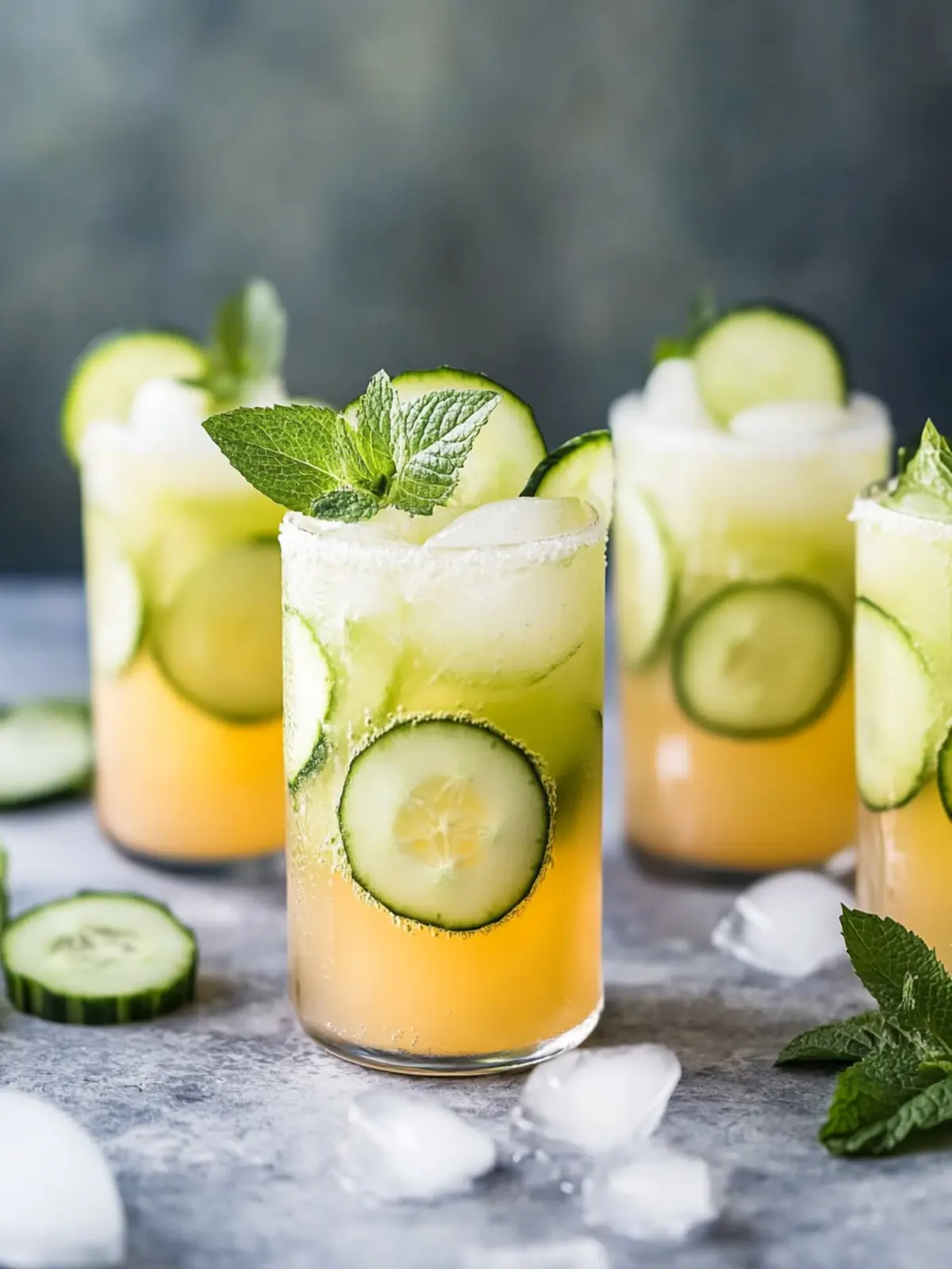 Refreshing Cucumber Melon Gin Spritzers for Your Summer Sips 2 Cucumber Melon Gin Spritzers
