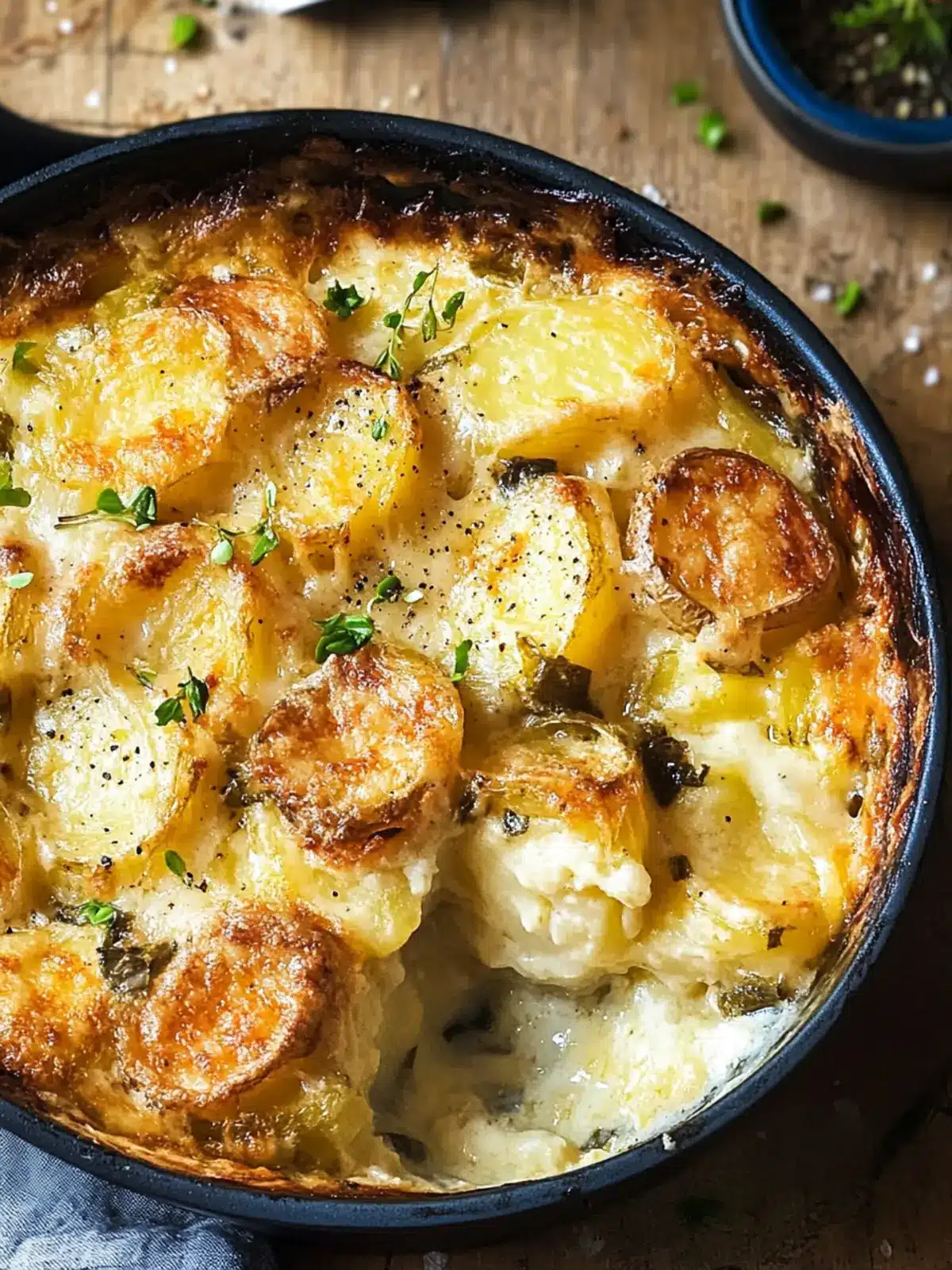 Creamy Roast Potato & Stilton Gratin Everyone Will Love 2 Roast potato & Stilton gratin
