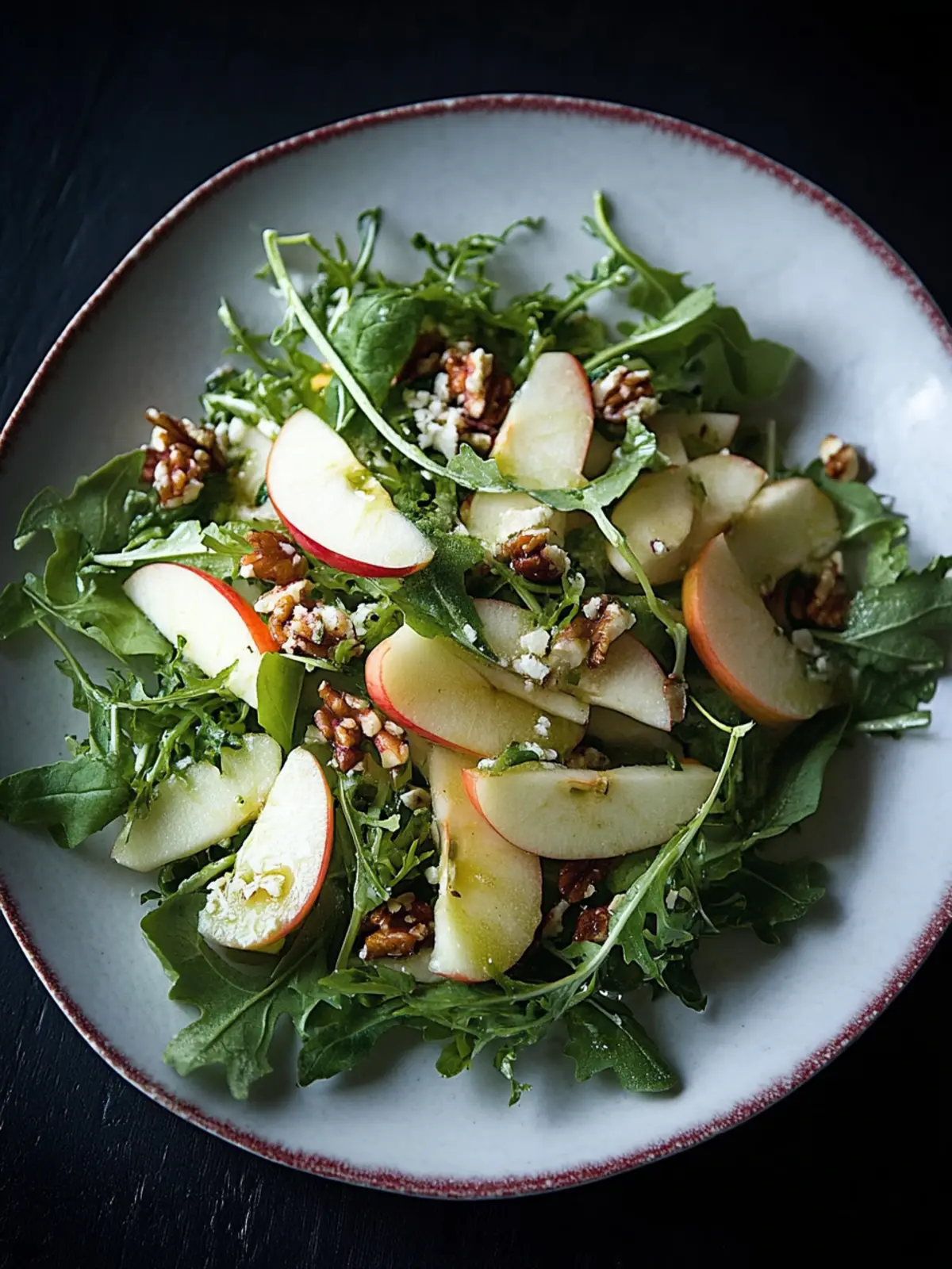 Delicious Honeycrisp Apple Salad with Spiced Cider Vinaigrette 2 Honeycrisp Apple Salad