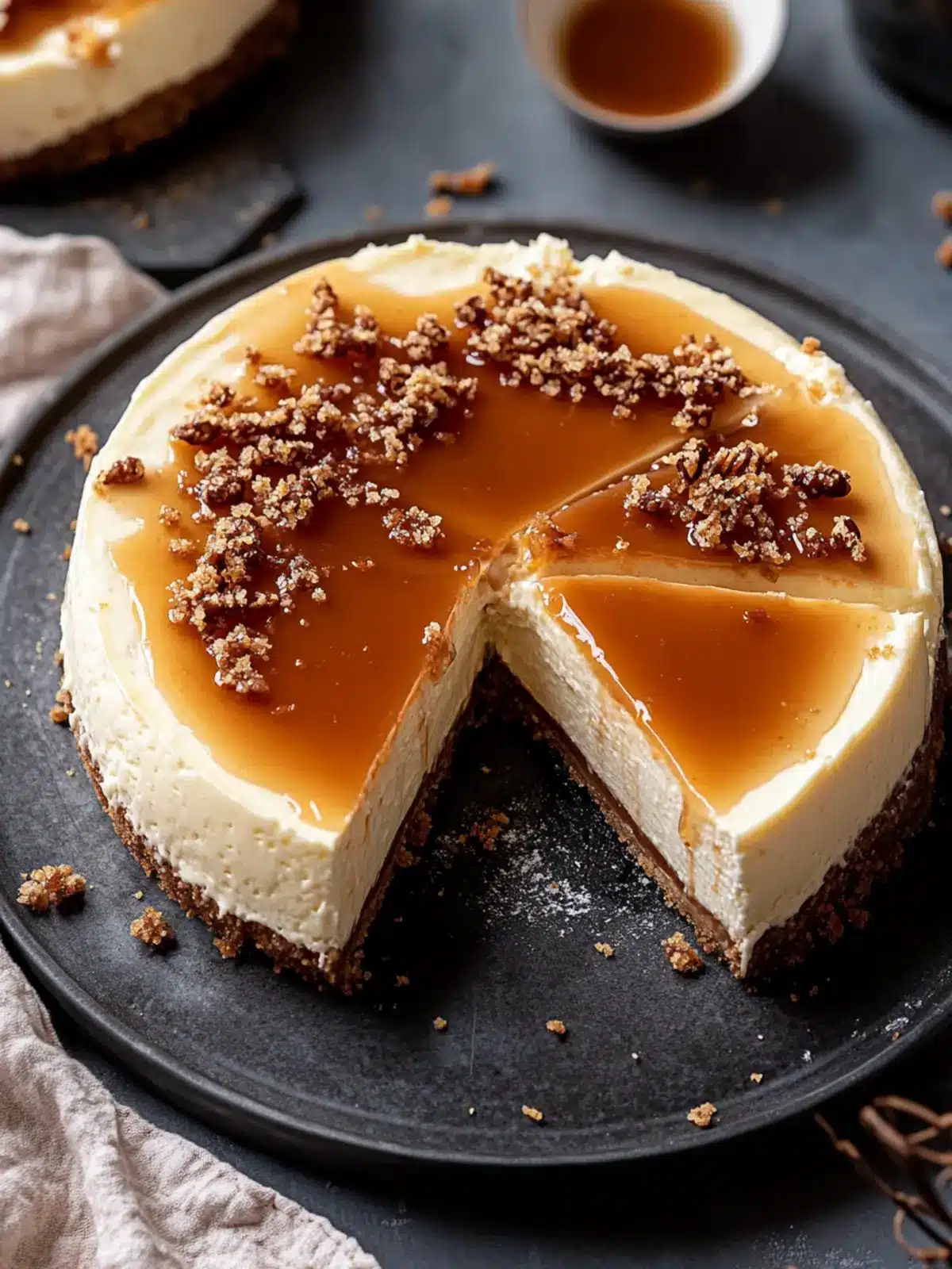 Decadent Homemade Salted Caramel Cheesecake Bliss 2 Homemade Salted Caramel Cheesecake