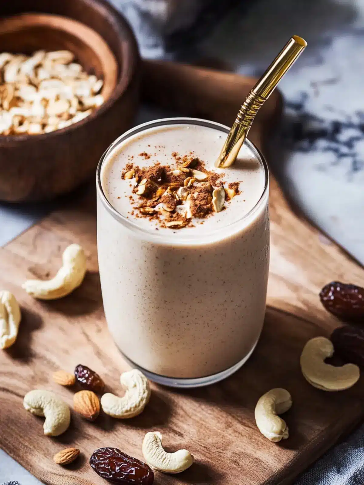 Gut-Healthy Cashew Date Shake for Creamy Bliss 4 Gut-Healthy Cashew Date Shake