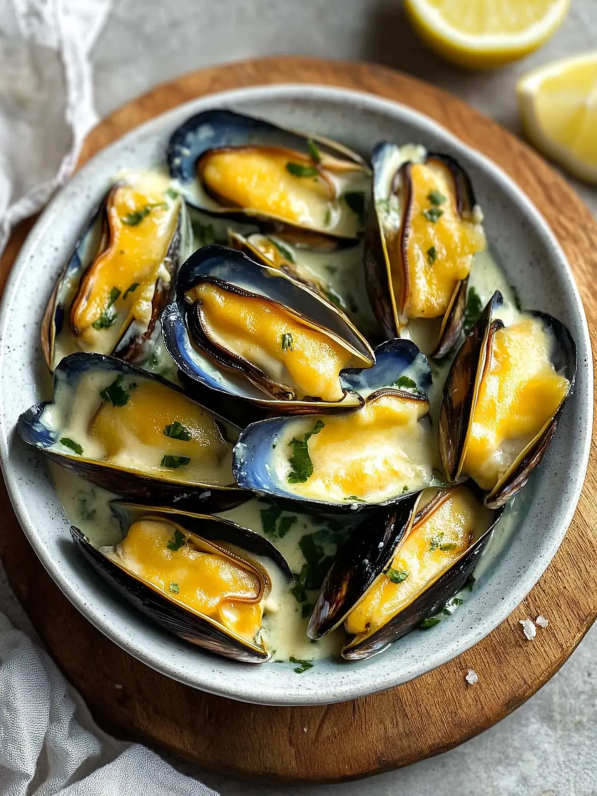 Indulge in Cheesy Mayo Mussels for a Flavor Explosion 2 Cheesy Mayo Mussels