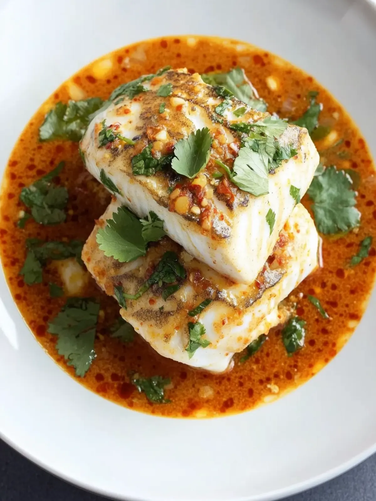 Halibut with Thai Red Sauce: A Flavorful Twist at Home 2 Halibut with Thai red sauce